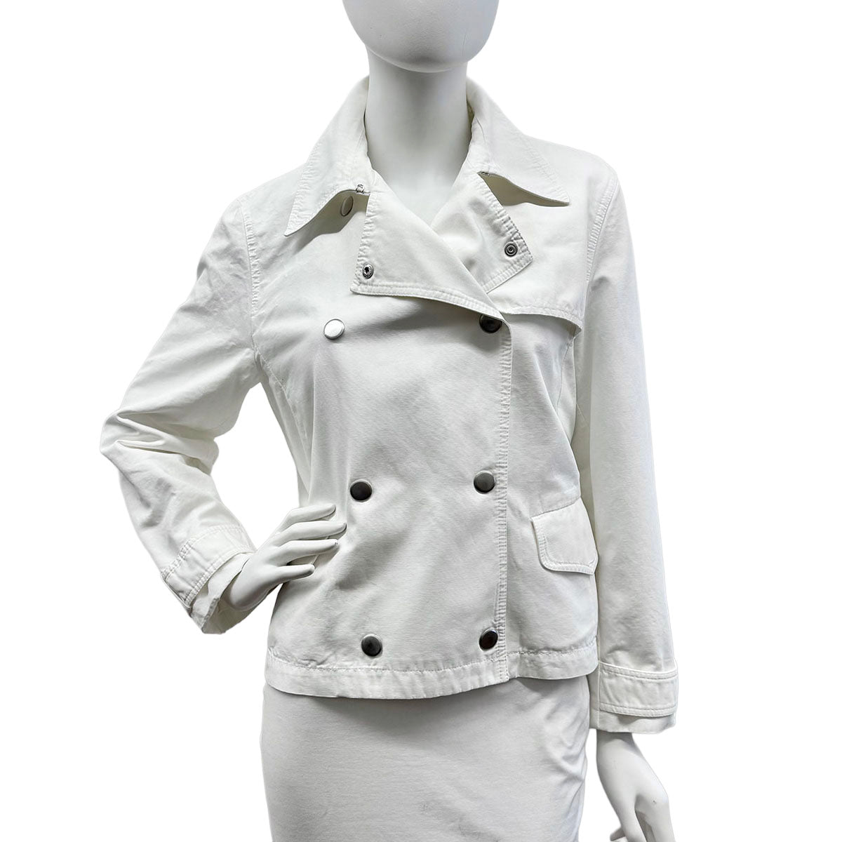 Max Mara Women's Wool Blend Trench Coat - Classic Long Jacket for Office, Travel & Fall Fashion