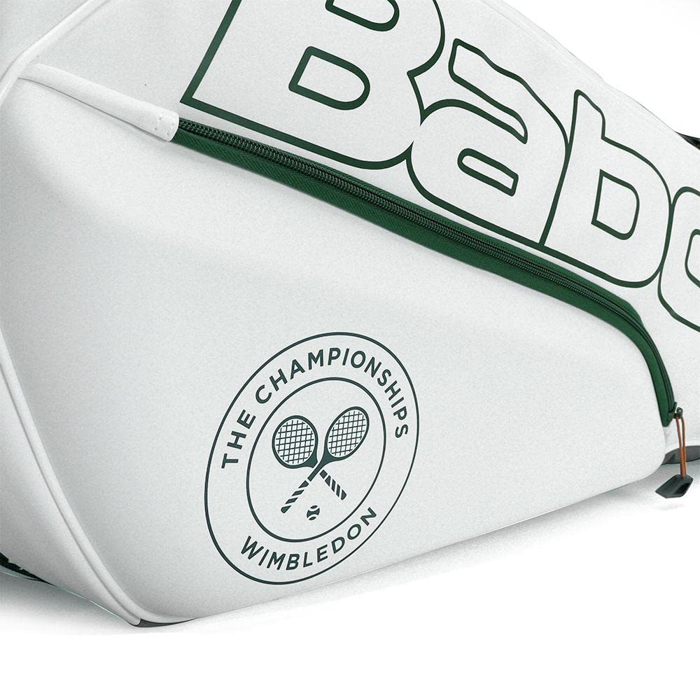Babolat Pure Wimbledon 6 Pack Tennis Bag - Premium Tennis Gear for Men & Women | Perfect for Tournaments, Practice & Travel | Durable Sports Equipment for Tennis Players