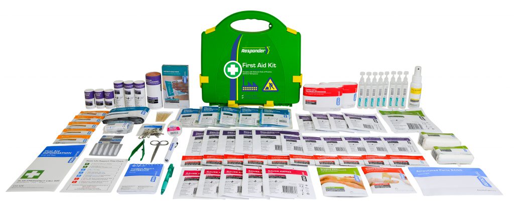 Responder 4 Series Premium First Aid Kit - 120 Pieces Emergency Medical Supplies for Home, Car, Workplace & Outdoor Adventures
