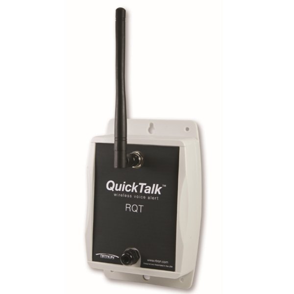 Ritron Quick Talk RQT 452 UHF 450-470MHz 2-Watt Voice Alerting Transmitter - Wireless Communication for Security, Industrial & Emergency Scenarios