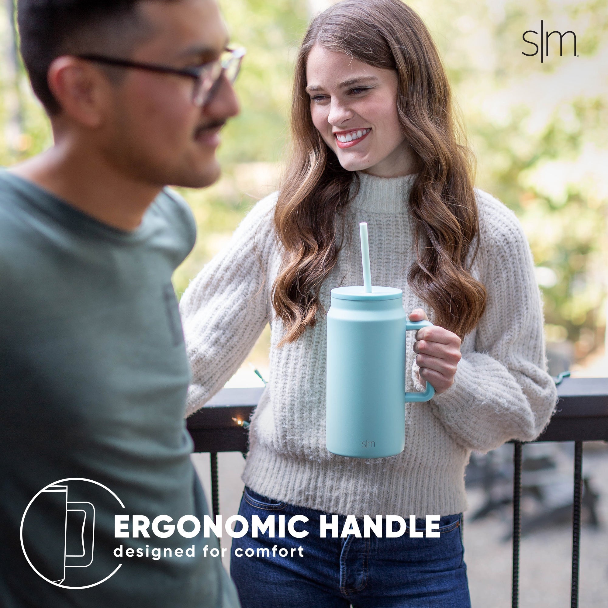 Premium Trek Tumbler 50Oz Stainless Steel Vacuum Insulated Water Bottle - Keeps Drinks Hot/Cold for 24 Hours - Perfect for Hiking, Camping & Outdoor Adventures