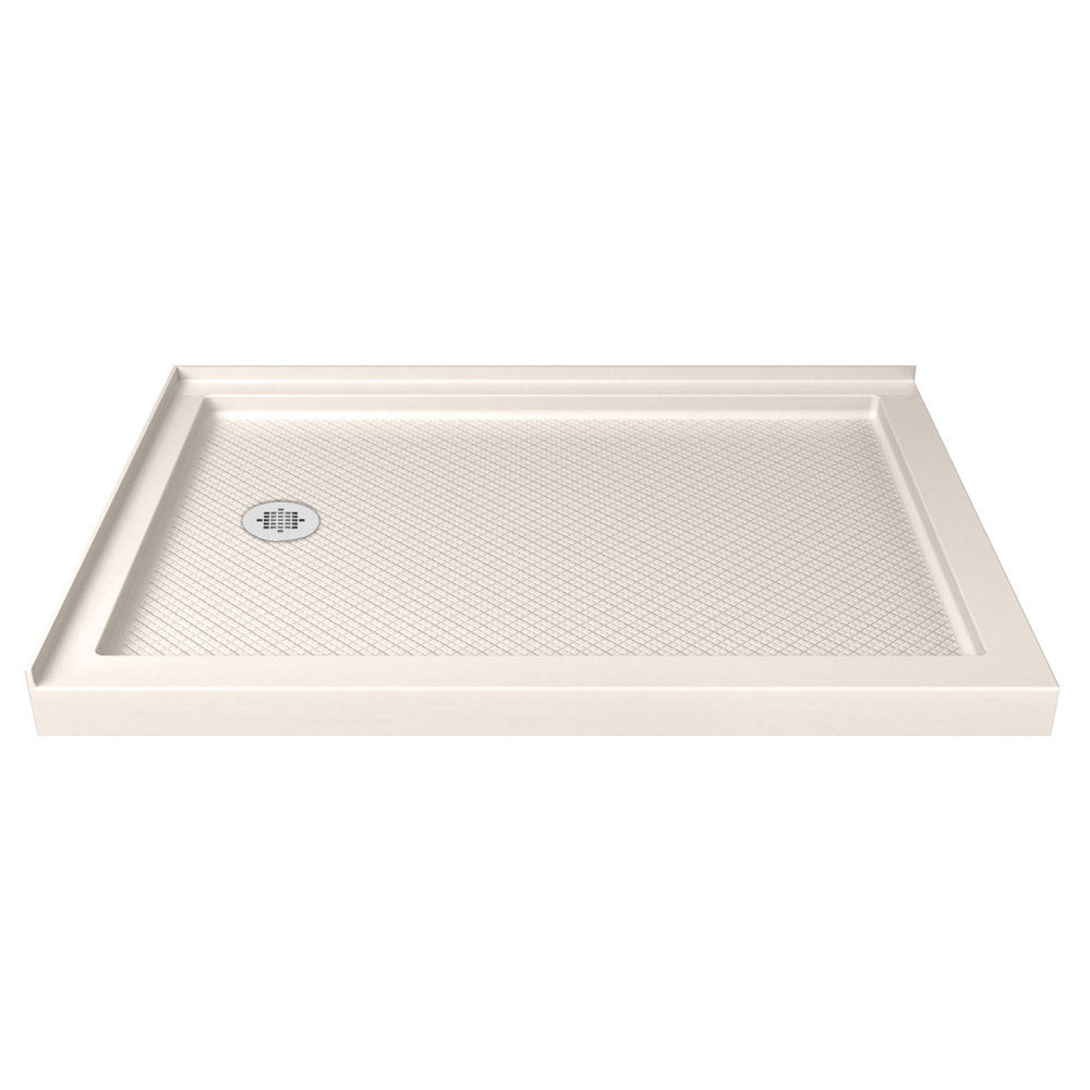DreamLine Flex 36x48x74.75 Inch Semi-Frameless Pivot Shower Enclosure Kit with SlimLine Base - Modern Bathroom Upgrade for Small Spaces, Easy Installation for Home Renovation