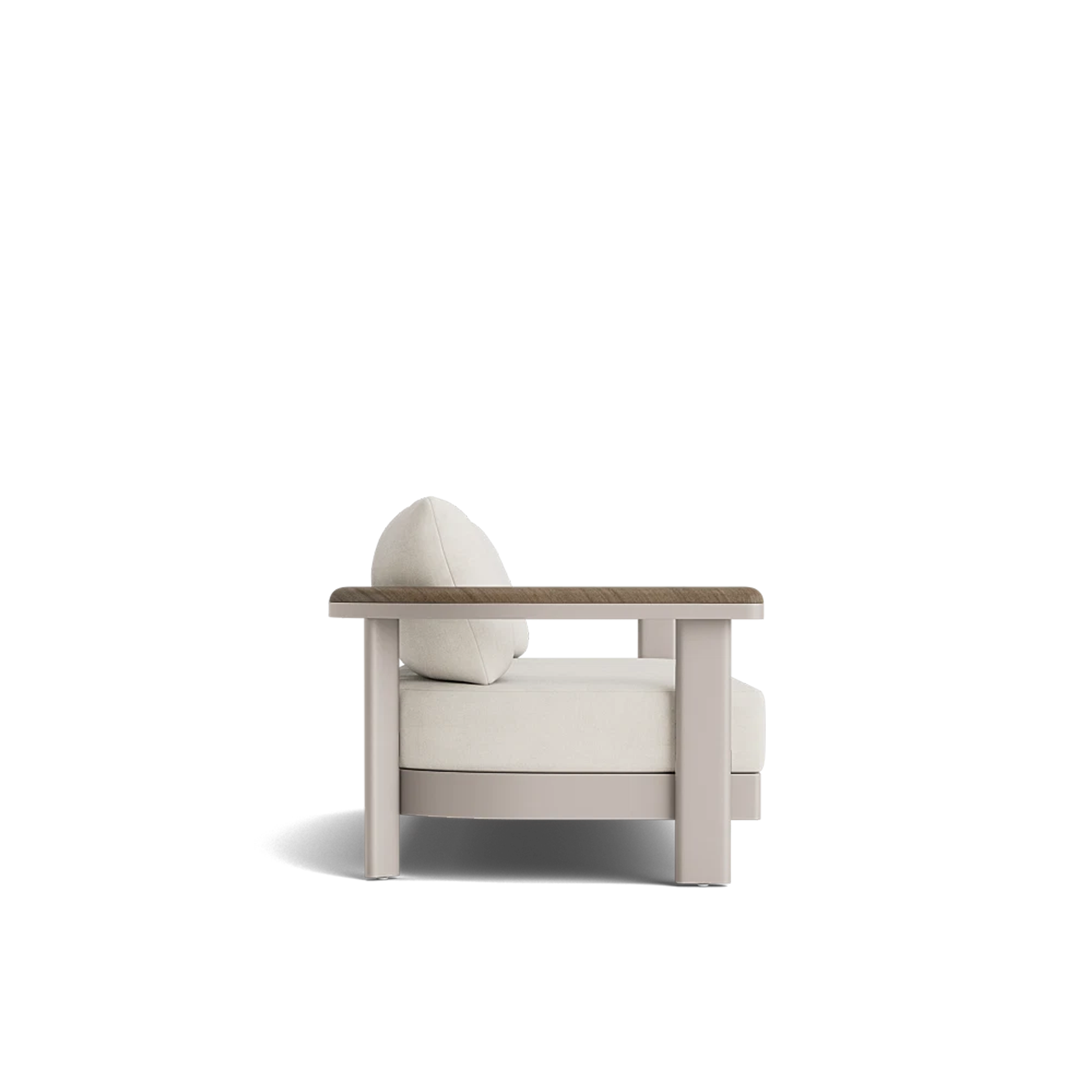 Modern Luca Sofa with Teak Wood Frame - Stylish and Durable Living Room Furniture for Home & Office Use
