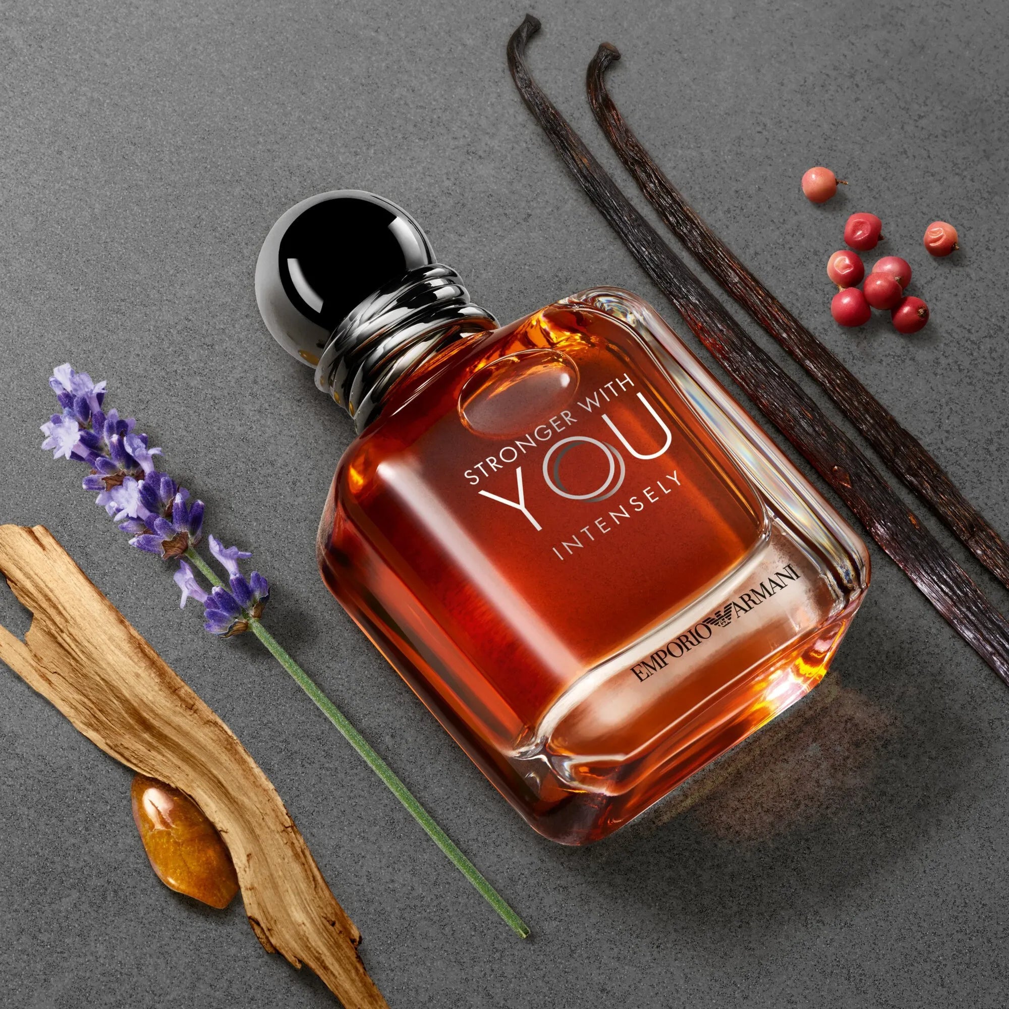 Emporio Stronger With You Intensely Eau de Parfum Spray 3.4 oz | Long-Lasting Men's Cologne for Date Night & Special Occasions