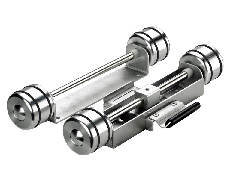Lian Li WB-02 Silver Metal Casters for PC Case Wheel Stand - Heavy Duty Rolling Wheels for Computer Cases, Workstations & Gaming Rigs - Perfect for Office, Home & Studio Setups