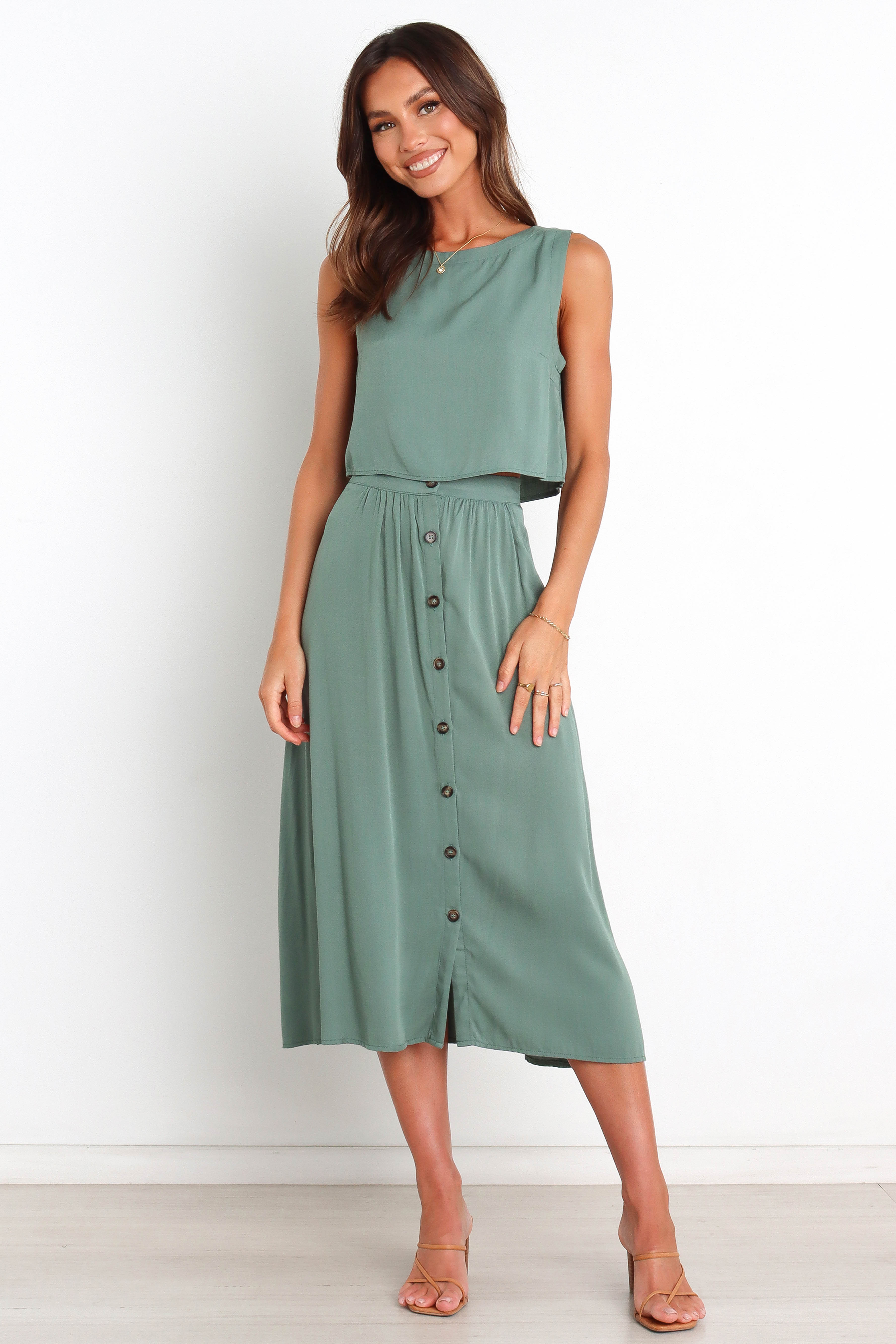 Ava Top Green - Women's Fashion Blouse for Casual Wear, Office & Party | Soft & Comfortable Summer Tops
