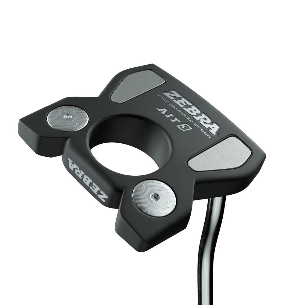 Zebra Golf AIT3 Winged Mallet Putter - Right Handed Golf Club for Precision Putting | Perfect for Greenside Shots & Tournament Play