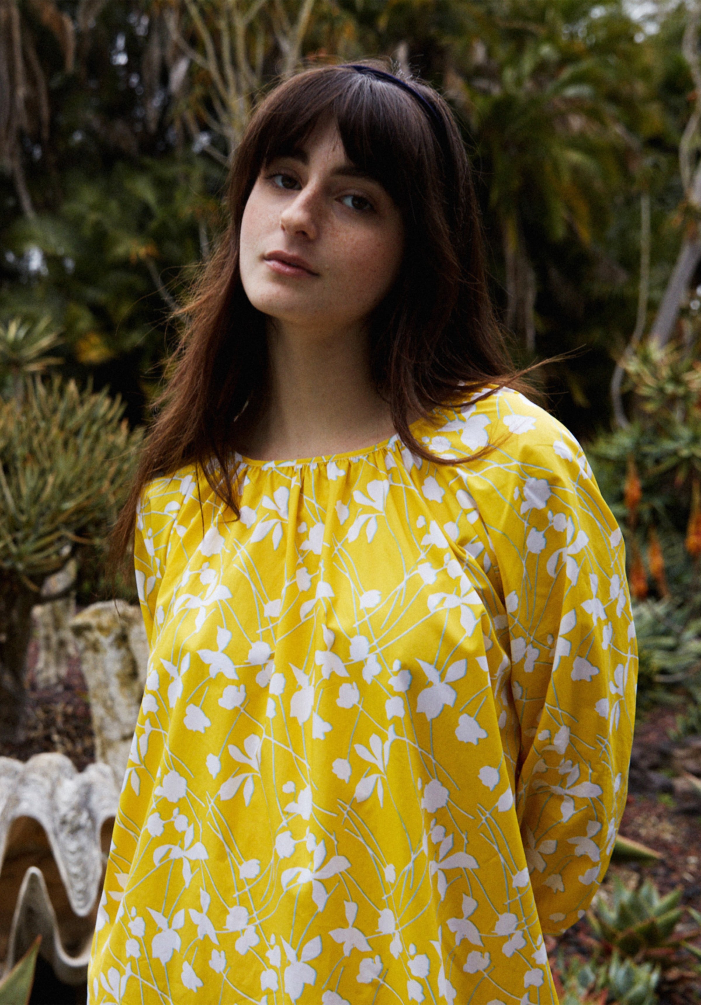 Lily Night Dress in Sunshine Floral - Soft & Comfortable Sleepwear for Women - Perfect for Summer Nights, Lounging & Relaxation at Home