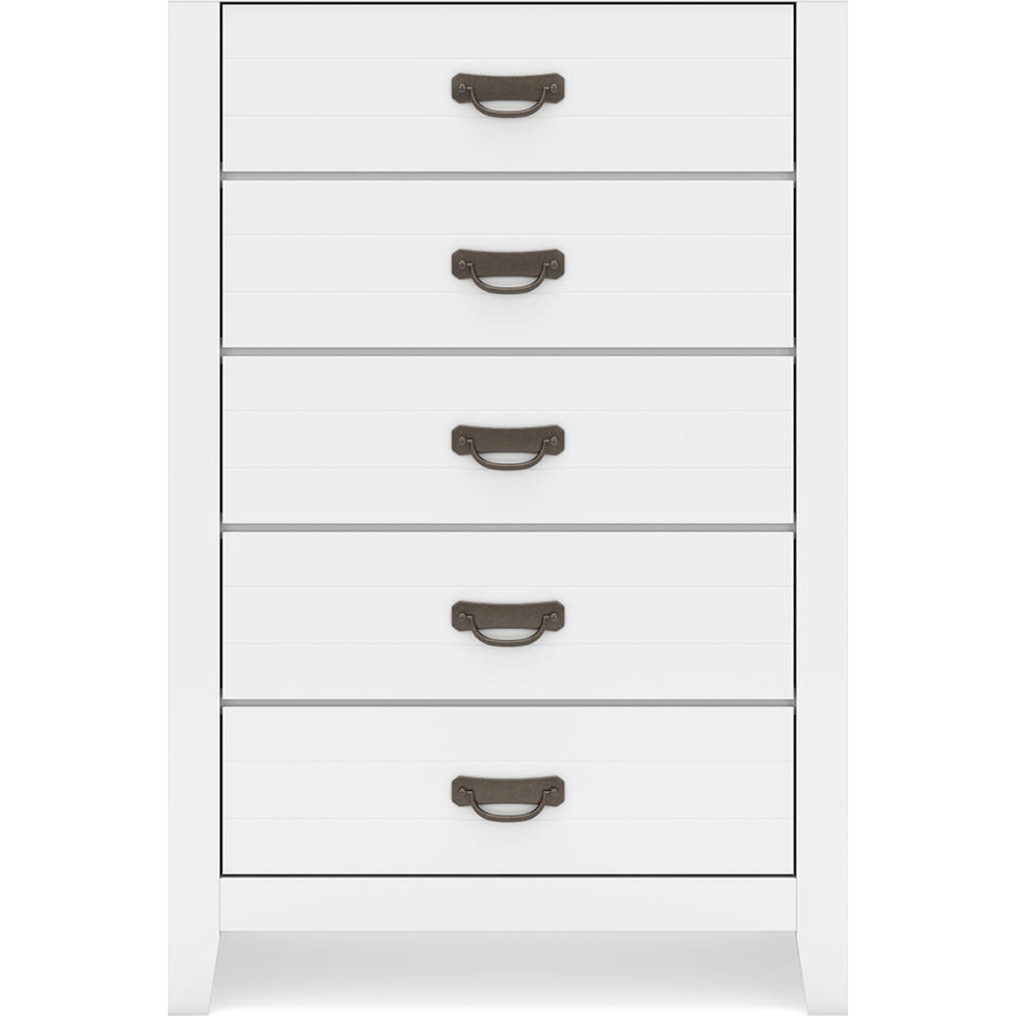 Binterglen White Wooden Storage Chest - Stylish Home Organization for Bedroom, Living Room & Nursery | Perfect for Blankets, Toys & Clothes Storage