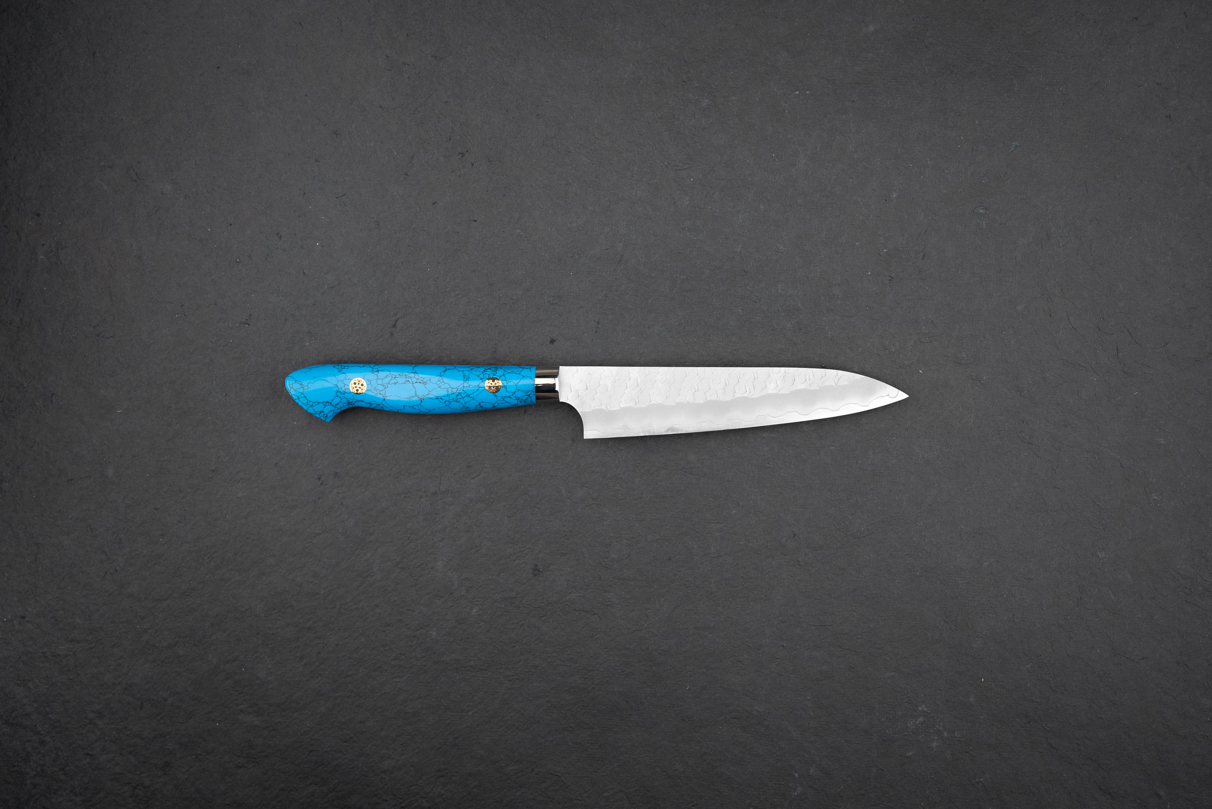Nigara SG2 Migaki Tsuchime Western Petty Knife 150mm - Premium Japanese Stainless Steel Kitchen Knife for Slicing, Peeling & Precision Cutting - Perfect for Chefs & Home Cooking
