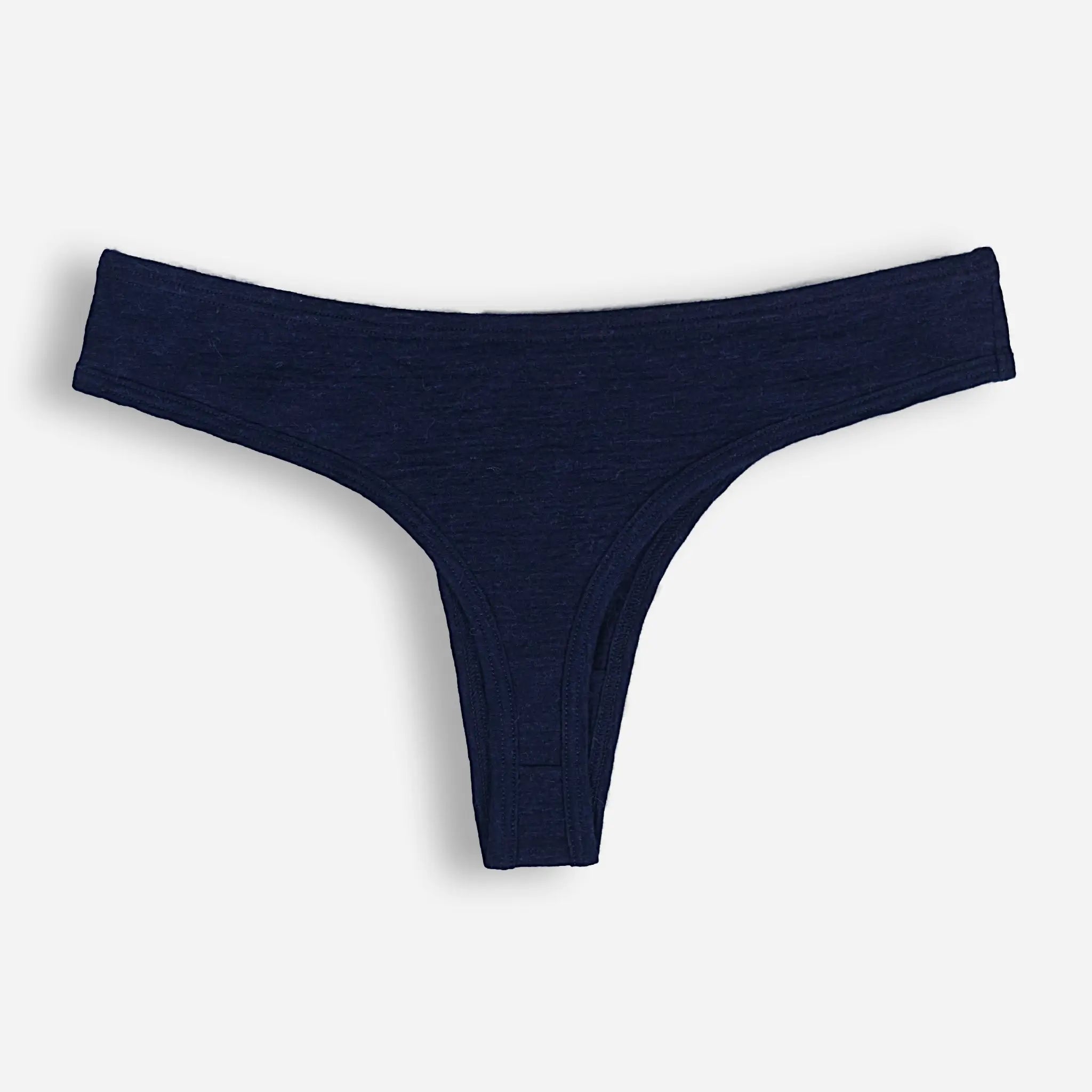 Ultra-Soft Women's Alpaca Wool Thong Underwear - 160 GSM Lightweight & Breathable for All-Day Comfort - Perfect for Travel, Yoga & Everyday Wear