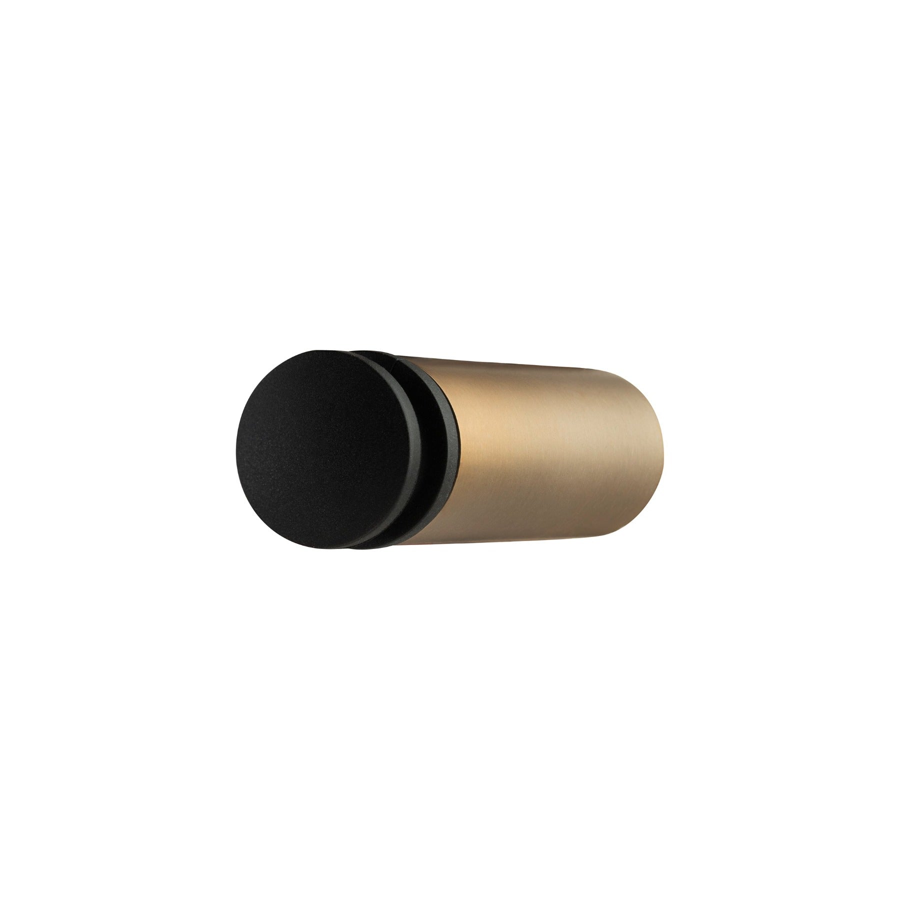 ENTRA Wall Mounted Doorstop - 8cm Lacquered Finish - Heavy Duty Door Stopper for Home, Office & Hotel Use