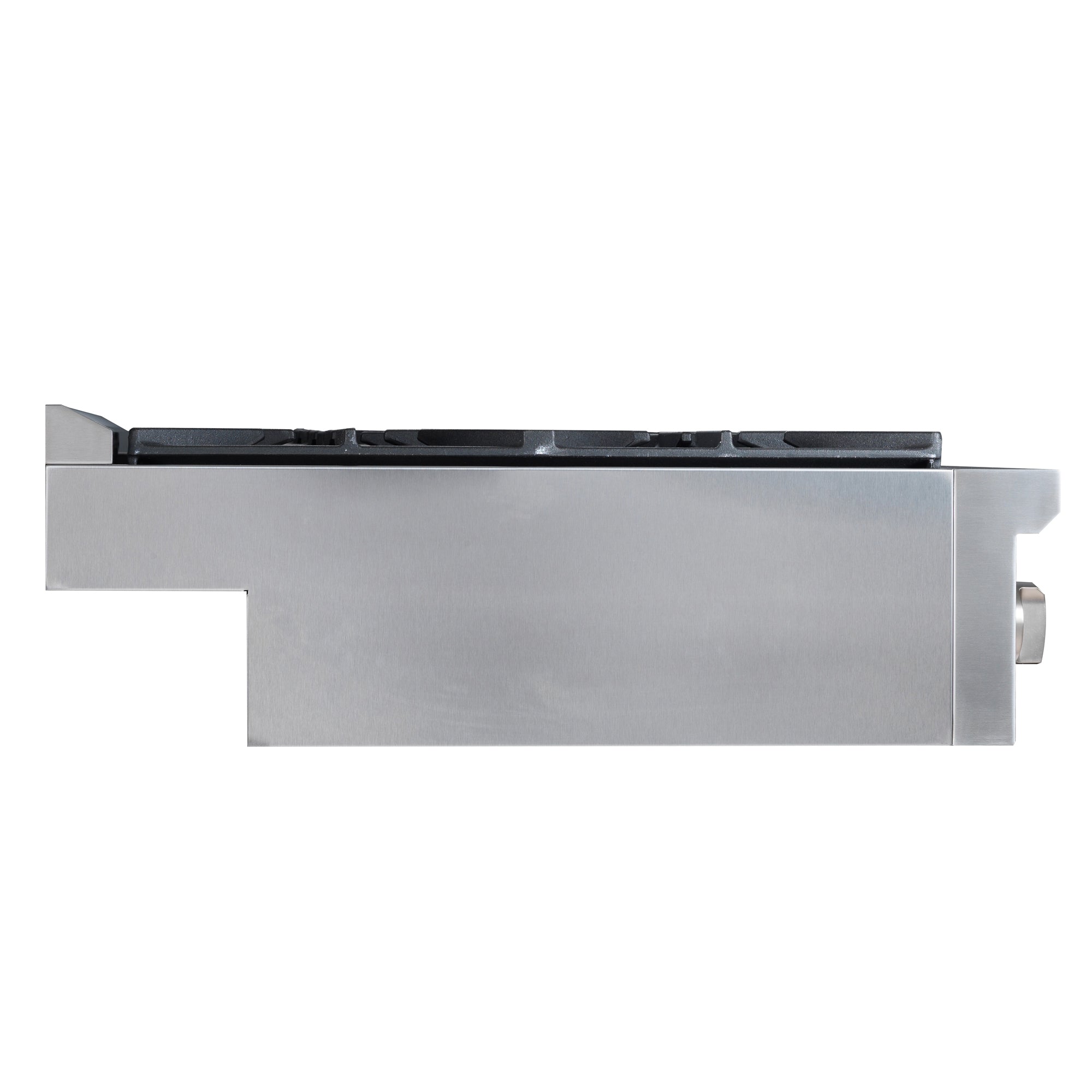 Ancona 48-Inch Commercial Style Stainless Steel Slide-In Gas Cooktop - Professional Grade for Home Kitchens & Restaurant Use