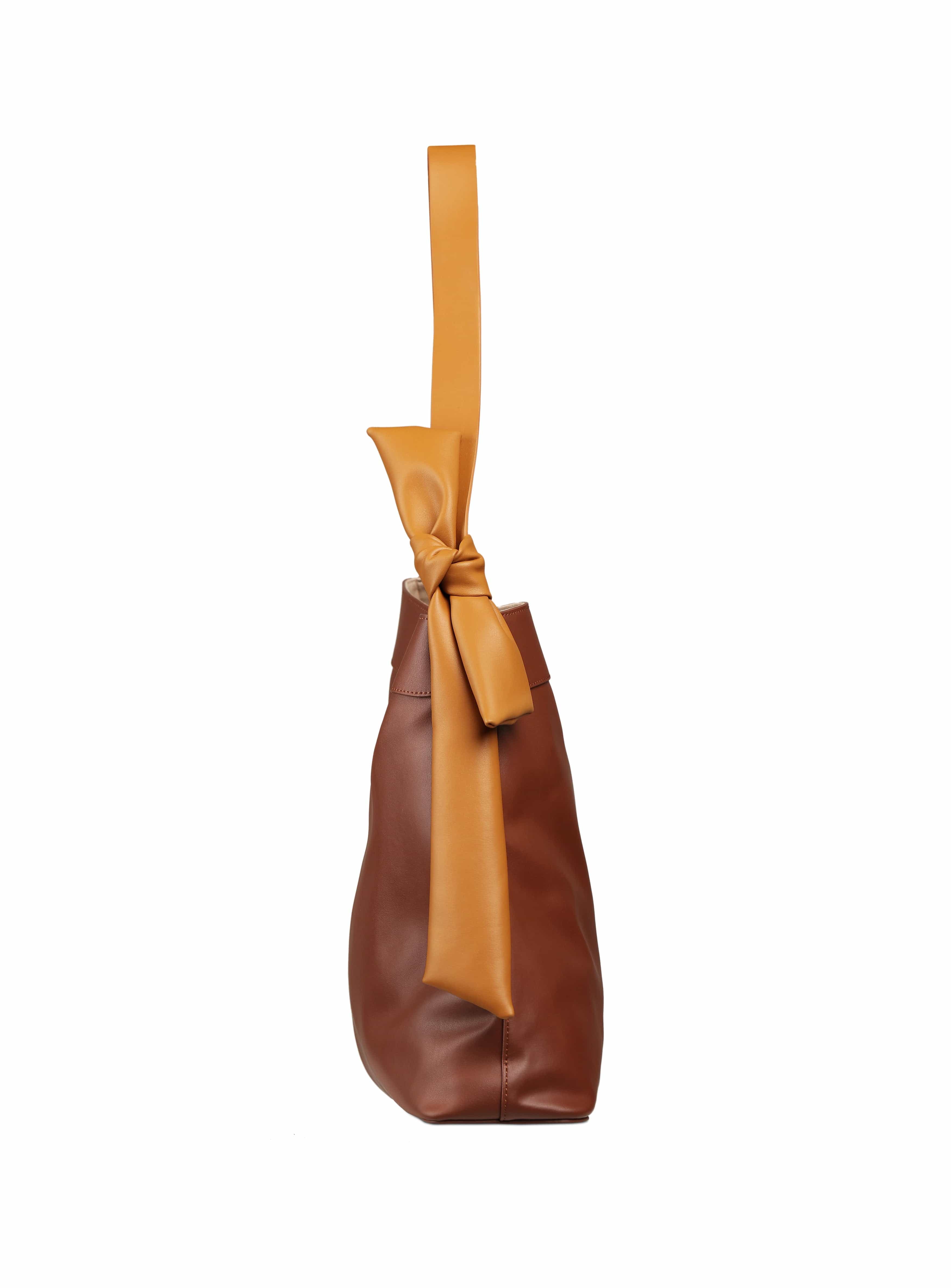 Vegan Cactus Leather Tote Bag for Women | Eco-Friendly & Sustainable Chestnut Brown Handbag | Perfect for Work, Travel & Everyday Use