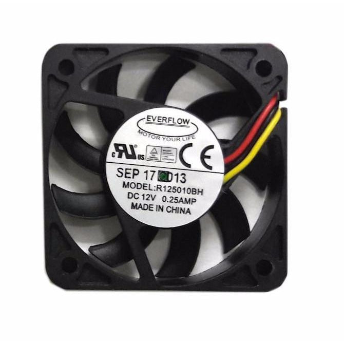 High Speed 50x50x10mm Ball Bearing 3 Pin Fan - R125010BH - Perfect for PC Cooling, Electronics & DIY Projects