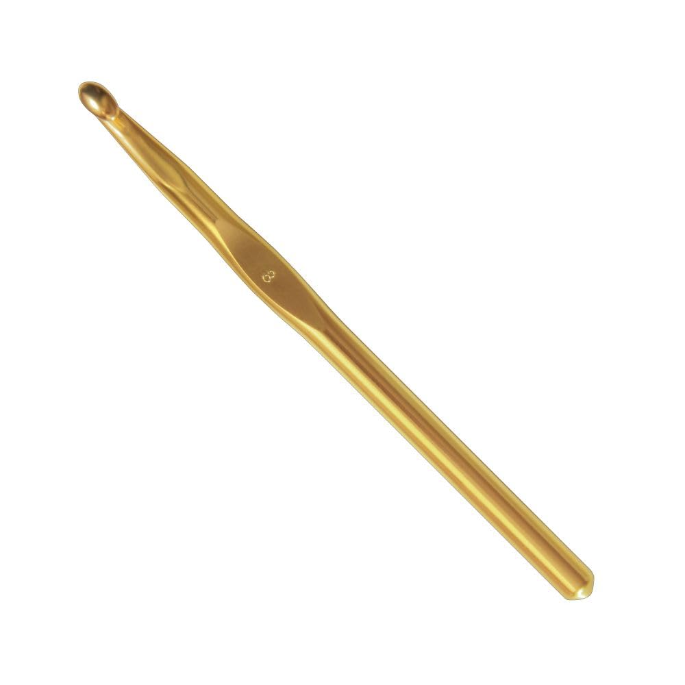 addi Aluminium Crochet Hook Size US 15 (10.0mm) - Premium Ergonomic Crochet Needle for Knitting, Crafting & DIY Projects - Perfect for Yarn, Blankets, Scarves & Amigurumi