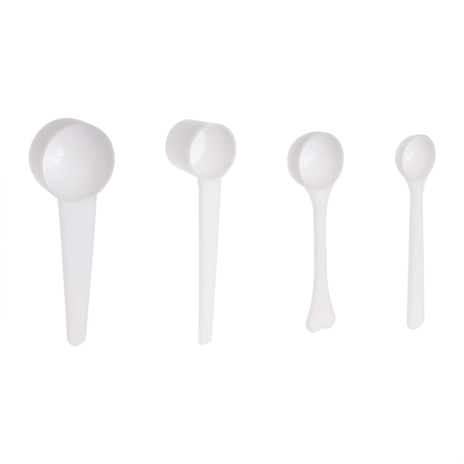 ONLYKXY 1g 3g 5g 10g Measuring Spoons Set - Stainless Steel Coffee Protein Powder Scoop for Kitchen Baking Cooking (Perfect for Coffee, Protein Shakes, Baking Ingredients & Spices)