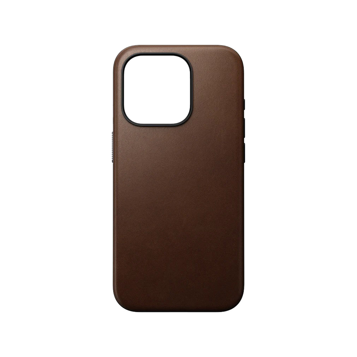 Premium Genuine Leather Case for iPhone 15 Pro - Slim Protective Cover with Soft Microfiber Lining (Brown) - Perfect for Business, Travel & Everyday Use