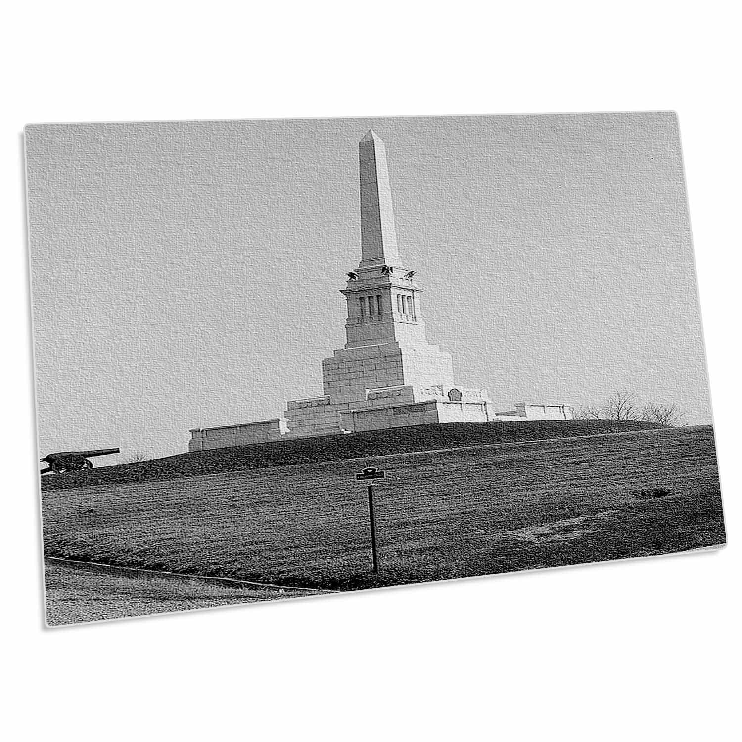 3D Rose Mississippi State Memorial in Vicksburg Desk Pad Place Mats Set of 4 - Non-Slip Heat Resistant Table Mats for Dining Room, Kitchen, Office (dpd-26387-1) - Perfect for Home Decor, Parties, and Daily Use