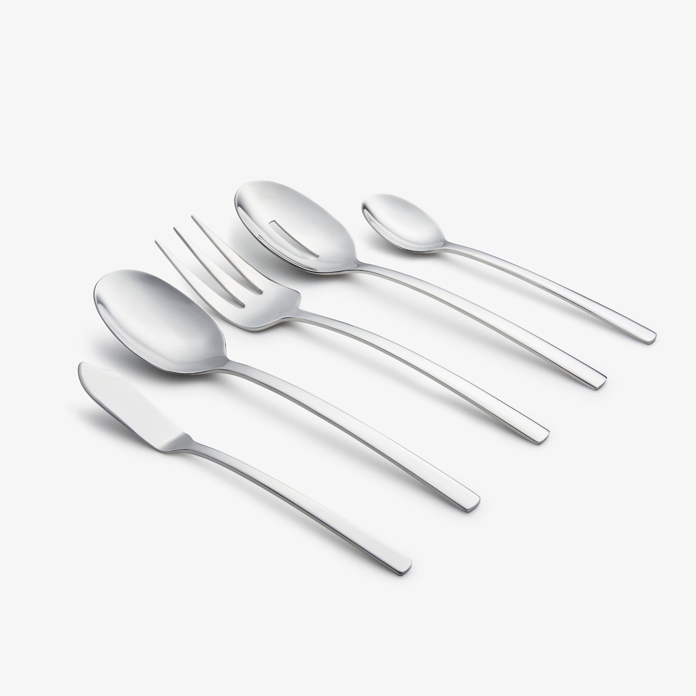 45-Piece Flatware Set - Stainless Steel Silverware with Mirror Finish - Perfect for Dining, Weddings, and Elegant Dinner Parties