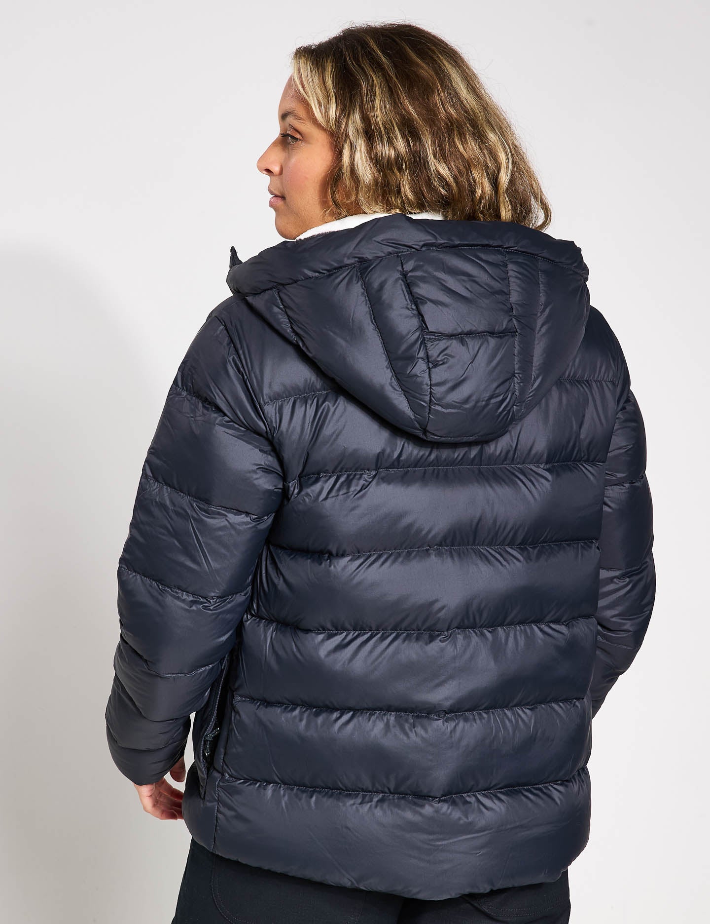 Harmony Falls Hooded Down Jacket for Women - Lightweight Warm Winter Coat, Waterproof Windproof Puffer Jacket with Detachable Hood - Perfect for Skiing, Hiking & Outdoor Activities (Black)