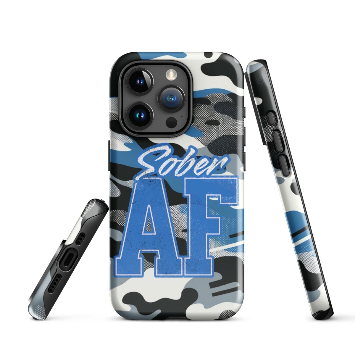 Durable Camouflage iPhone Tough Case - Shockproof & Scratch-Resistant Protective Cover for Outdoor Adventures, Hiking, and Daily Use