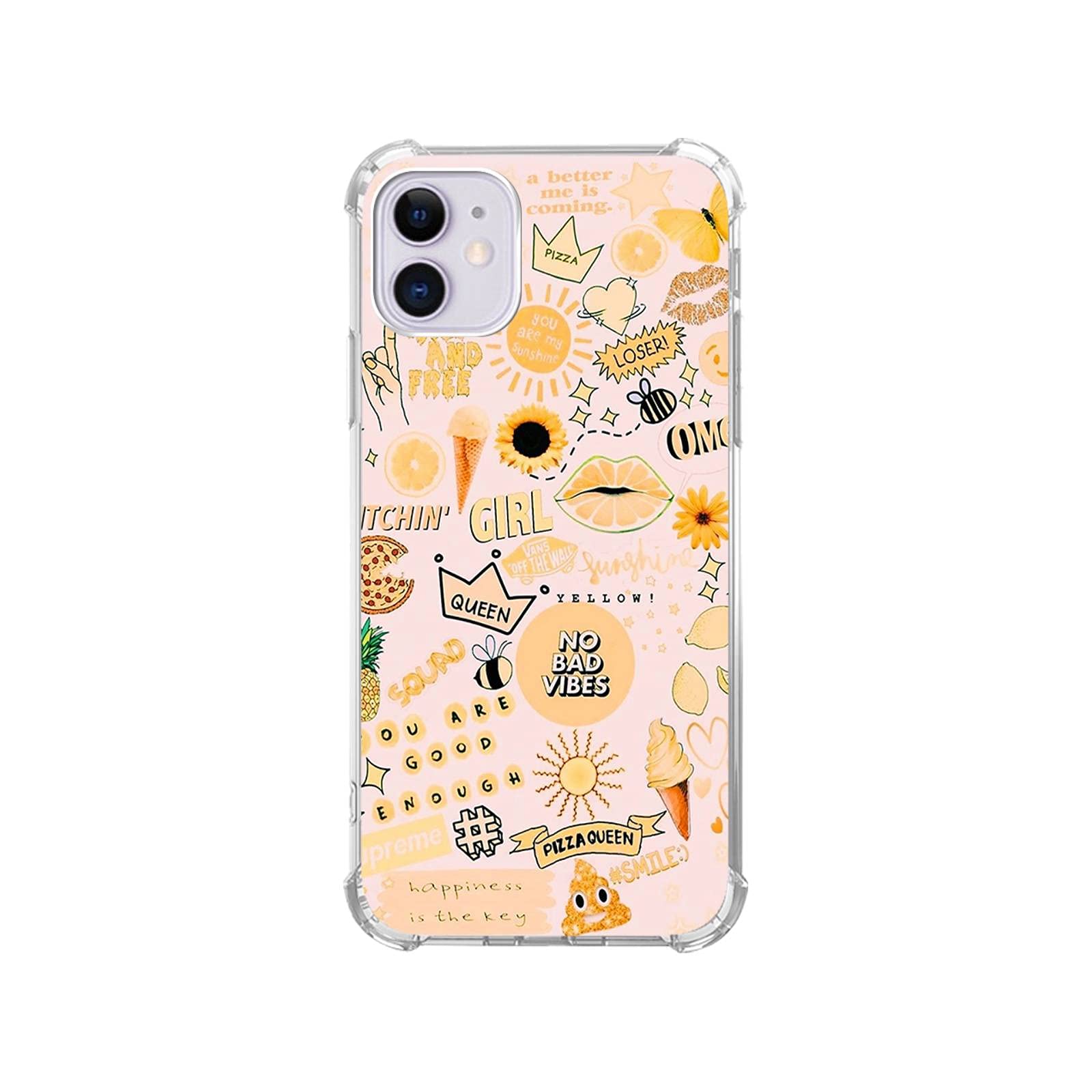 Trendy Motivational Aesthetic Collage iPhone 11 Pro Case for Women - Shockproof Soft TPU Protective Phone Cover with Inspirational Design - Perfect Gift for Girls, Friends & Coworkers (Ideal for Daily Use, Work, School & Travel)