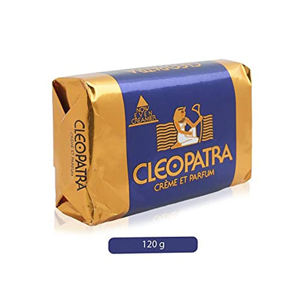 RSINC SOAP - Cleopatra Beauty Cream Soap Pack 6x120g for Radiant Skin | Queen's Essence Royal Silk Soap with Golden Glow | Luxurious Bath & Body Care Gift Set | Perfect for Spa Day, Self-Care Routine & Royal Pampering Experience