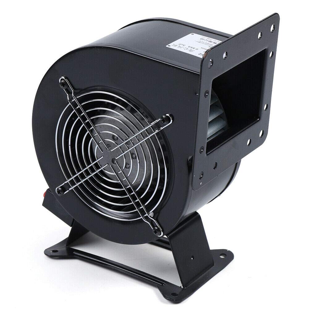 120W High-Power Outdoor Ventilation Fan - 2600r/min Round Blower for Wood Furnace & Boiler, 110V Flange Blower Fan - Perfect for Workshop, Greenhouse, and Industrial Ventilation