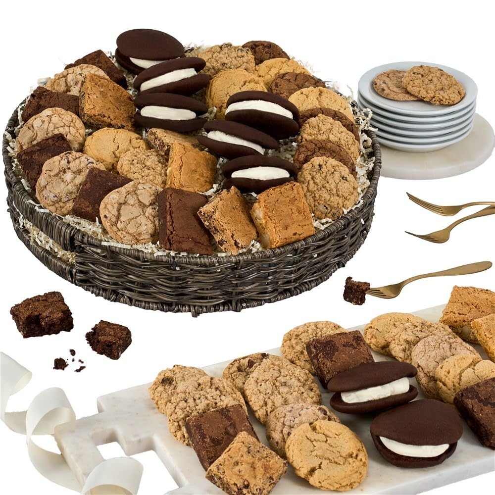Gourmet Chocolate Gift Basket - Deluxe Assortment of Cookies, Brownies & Whoopie Pies | Perfect for Holidays, Corporate Gifts & Special Occasions | GourmetGiftBaskets.com