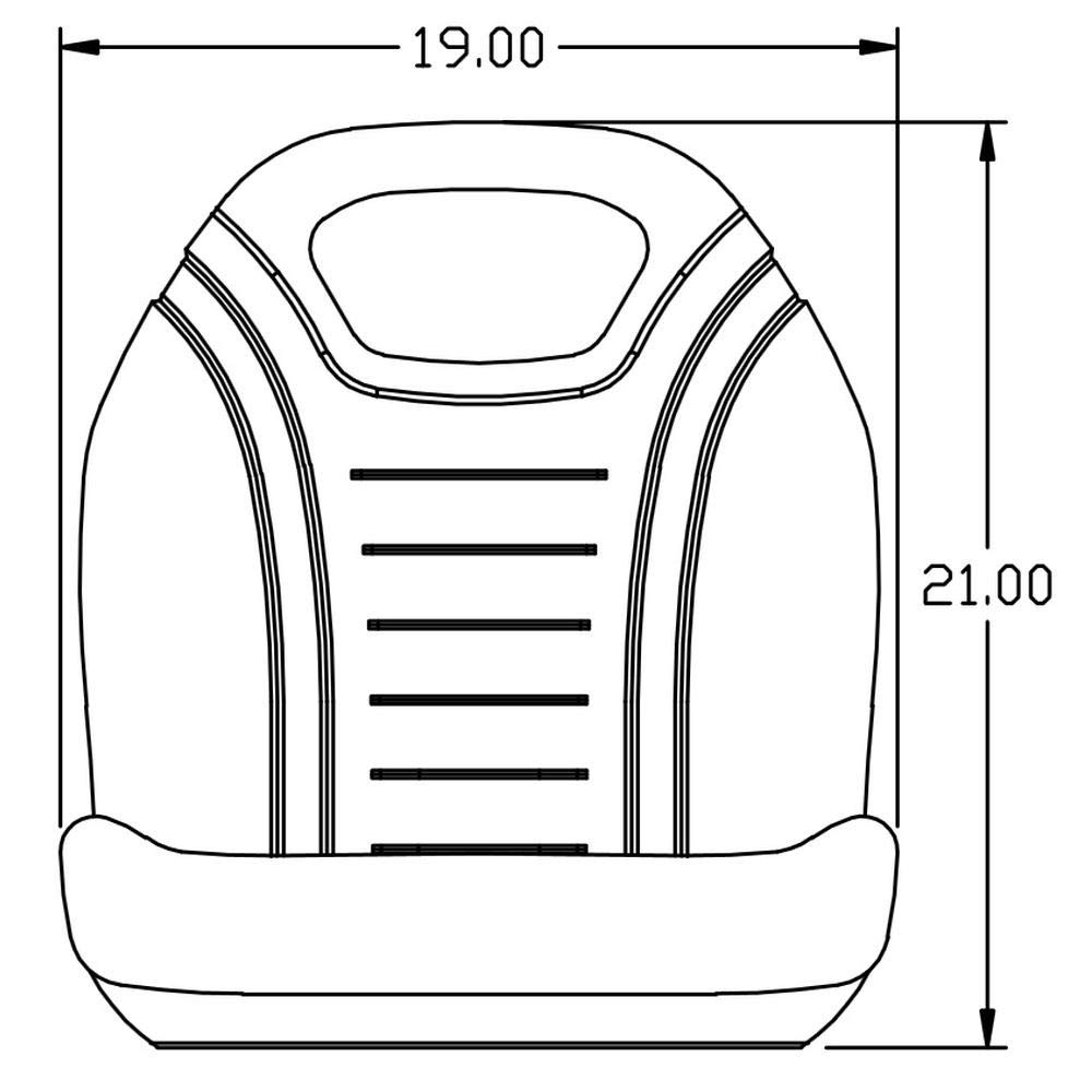 AM107802 Yellow High Back Seat Replacement for John Deere F910 F911 F925 F930 Tractors - Durable Aftermarket Tractor Seat for Comfortable Mowing & Landscaping