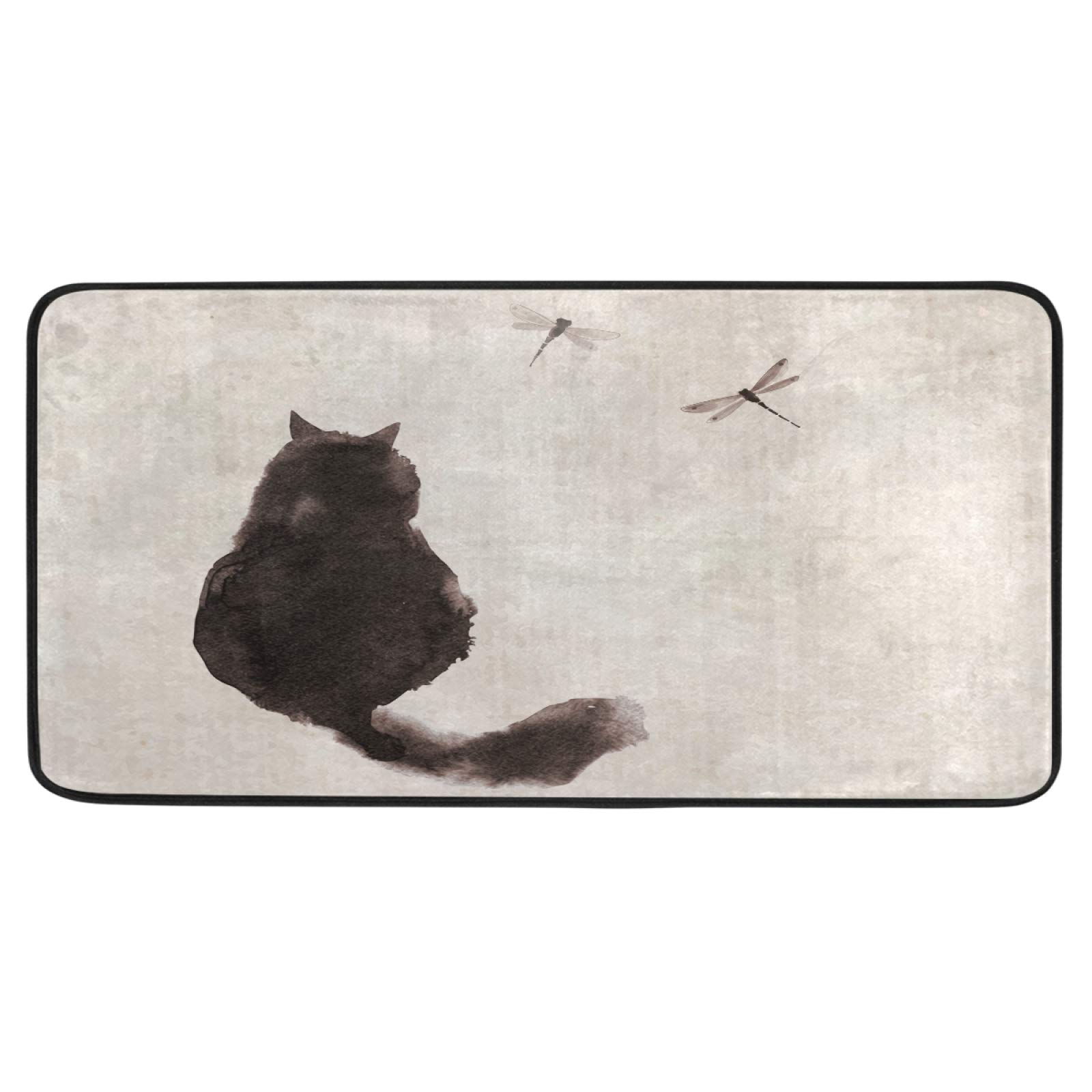 Premium Anti-Fatigue Cat Mat - Non-Slip Washable Kitchen & Bath Rug - 39