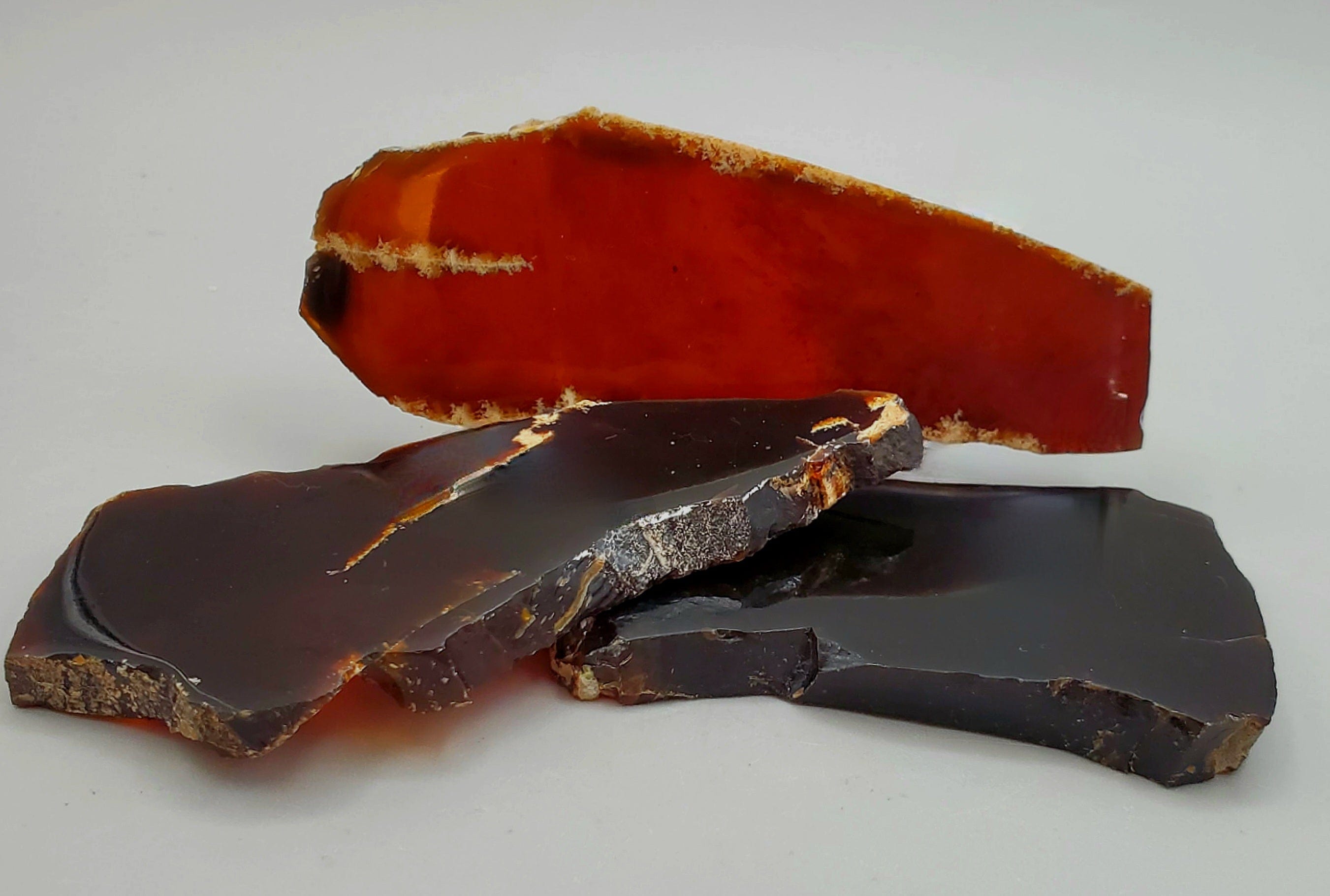 Natural Baltic Amber Slab - Raw Unpolished Amber Stone for Jewelry Making, Healing Crystals & Home Decor - Perfect for DIY Crafts, Meditation & Gifts