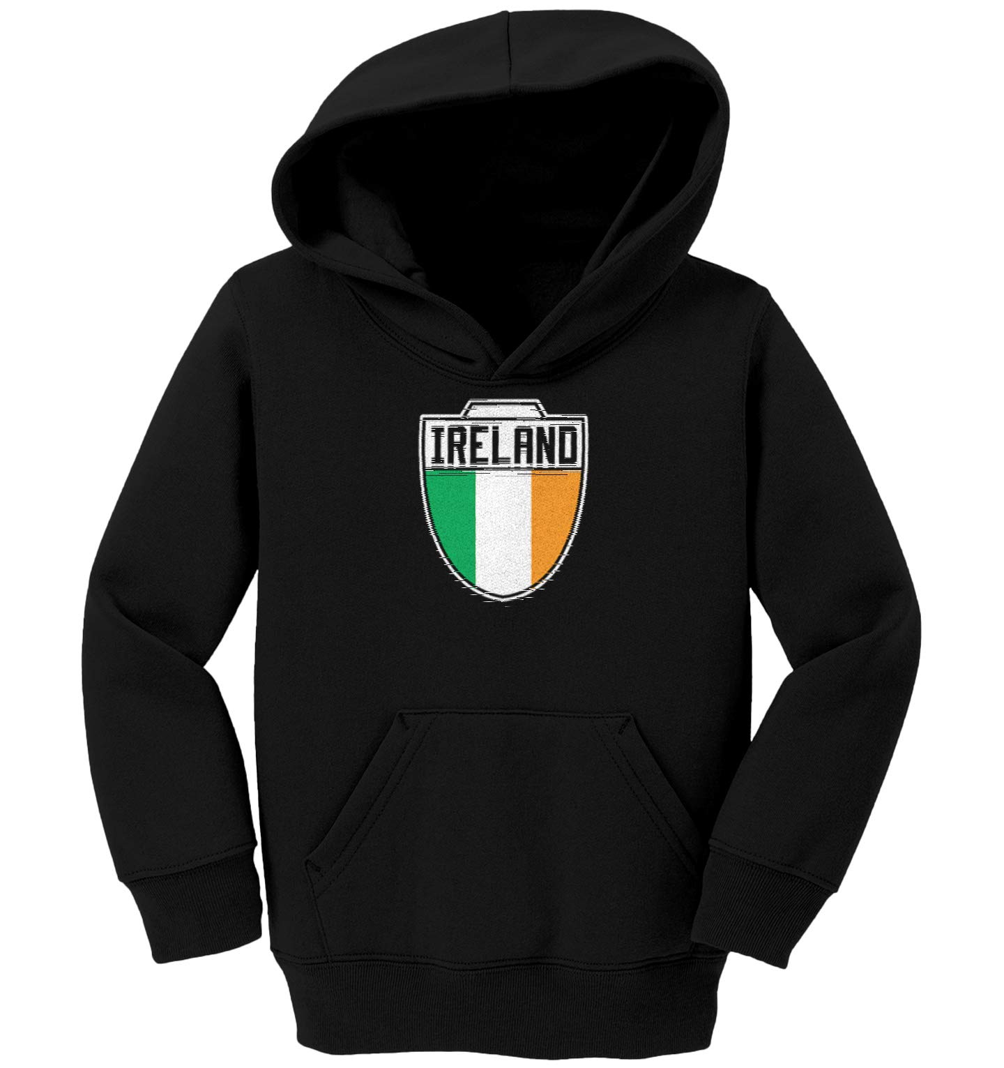 Ireland Soccer Team Fleece Hoodie for Toddler & Youth - Warm & Cozy Pullover for Kids - Perfect for Game Day, School & Outdoor Activities