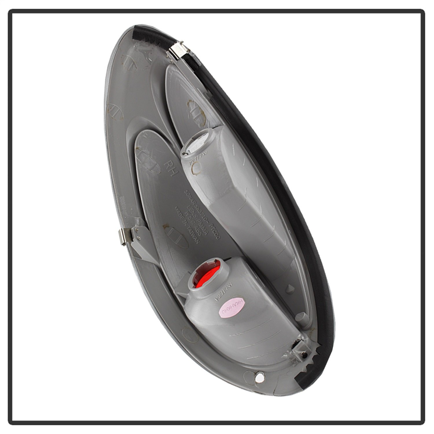 Spyder Auto 5001672 Euro Style LED Tail Lights - Chrome/Clear Lens - Compatible with BMW 3 Series E46 (1999-2005) - Enhances Rear Visibility & Style for Night Driving
