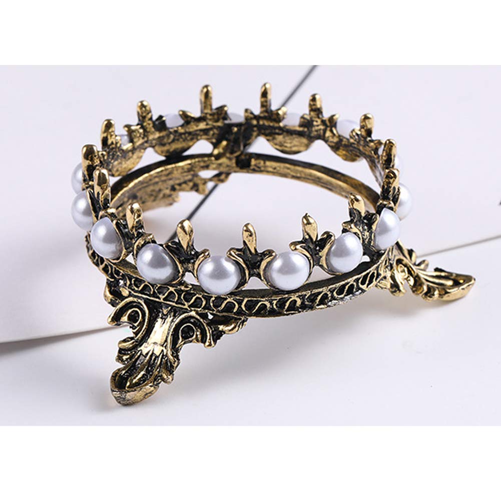 Pearl Nail Art Pen Holder - Bongles Crown Brush Stand for DIY Manicure, Nail Carving & Drawing Pencils | Perfect for Nail Salons, Home Manicure & Art Studios