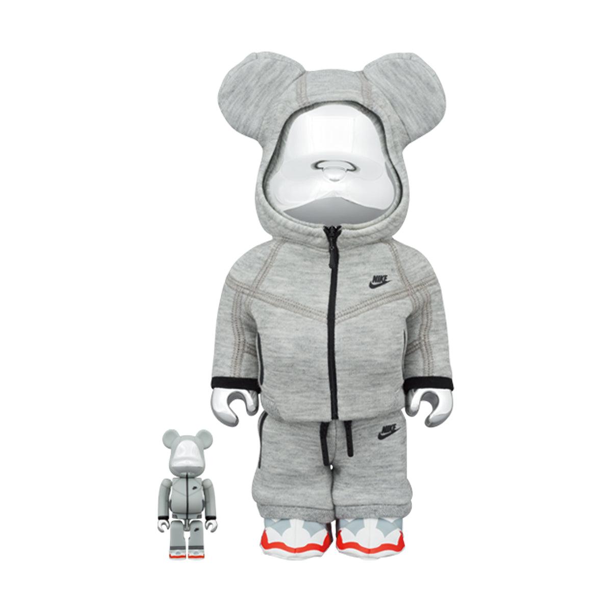 Nike Tech Fleece N98 Be@rbrick Hoodie - 100% & 400% Collectible Figures - Perfect for Streetwear Fashion & Bearbrick Enthusiasts
