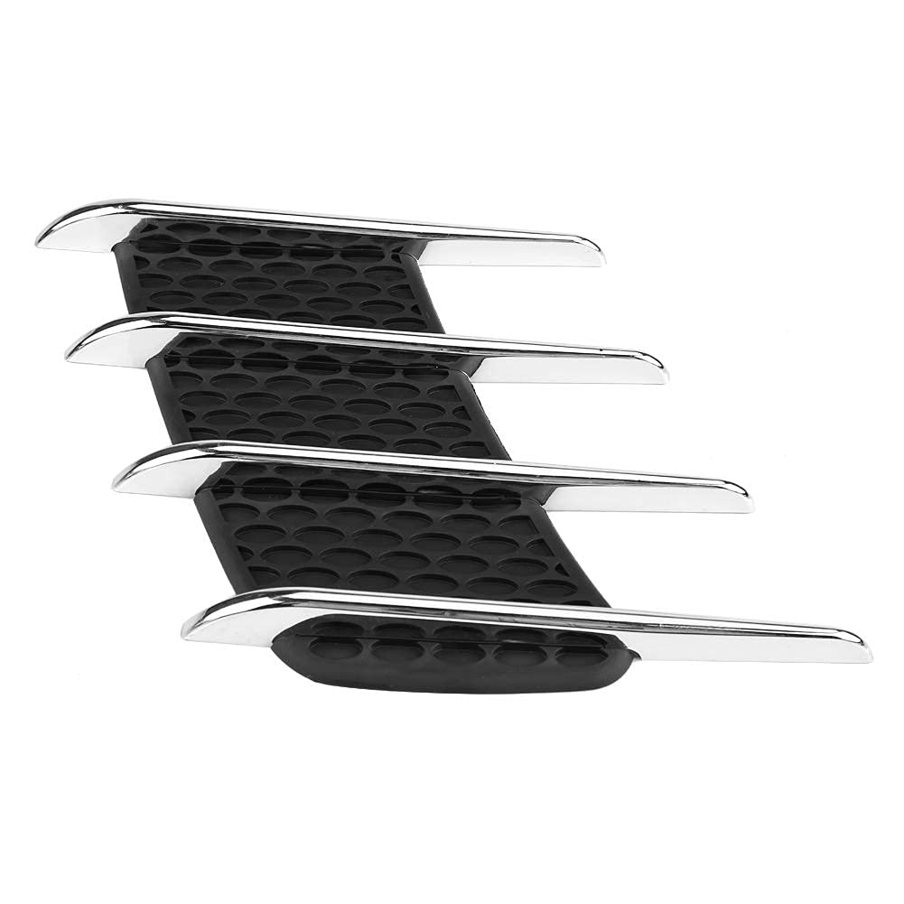 Aramox Universal Car Exterior Hood Side Air Intake Vent Cover - Shark Gills Decorative Trim Sticker (Pair) for Enhanced Vehicle Style & Aerodynamics - Perfect for Sports Cars, Tuner Vehicles & Custom Auto Upgrades