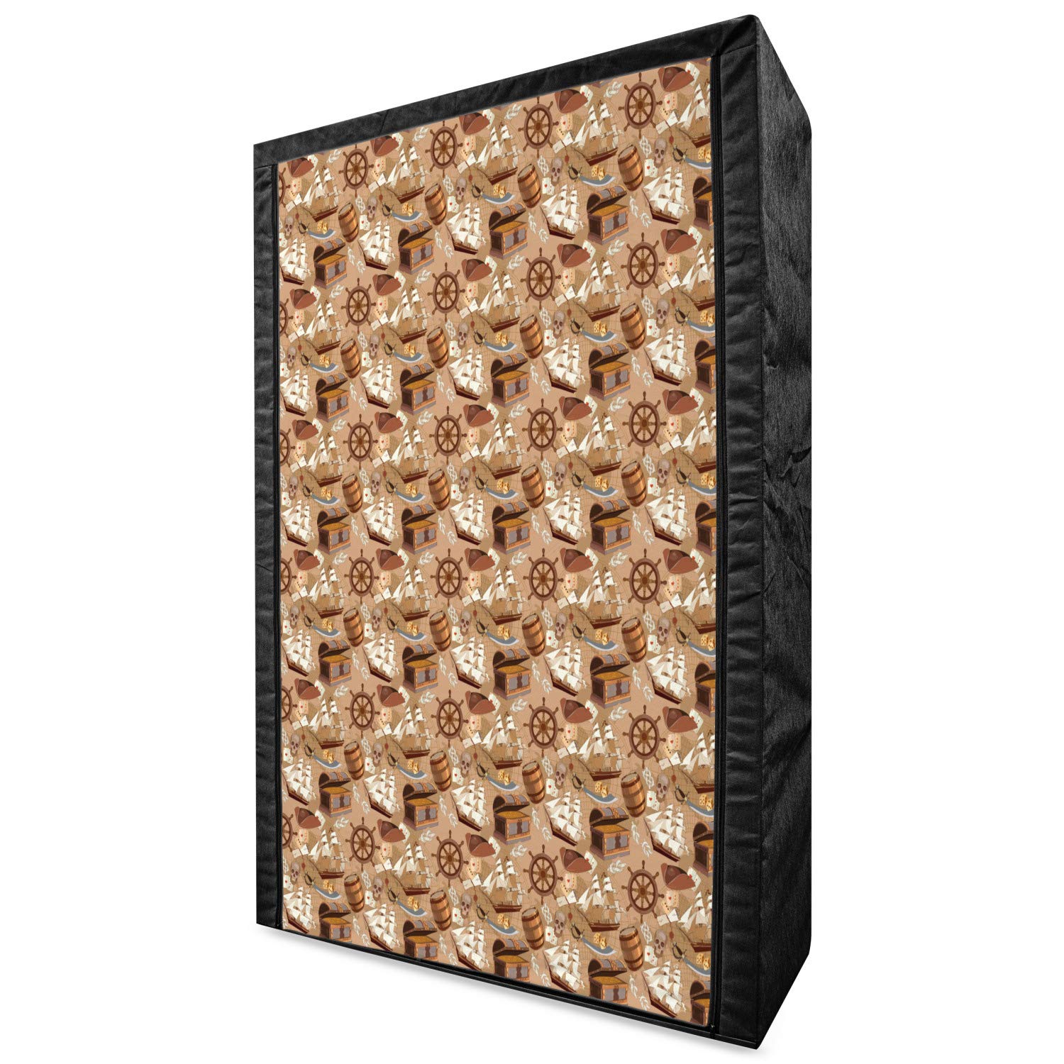 Ambesonne Pirates Portable Fabric Wardrobe - 42.5