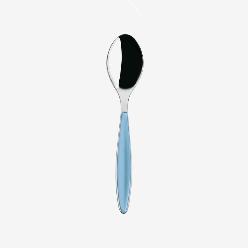 Guzzini Feeling Teaspoon Set - Premium Stainless Steel Tea Spoons for Coffee, Dessert, and Tea - Perfect for Home, Cafe, and Restaurant Use