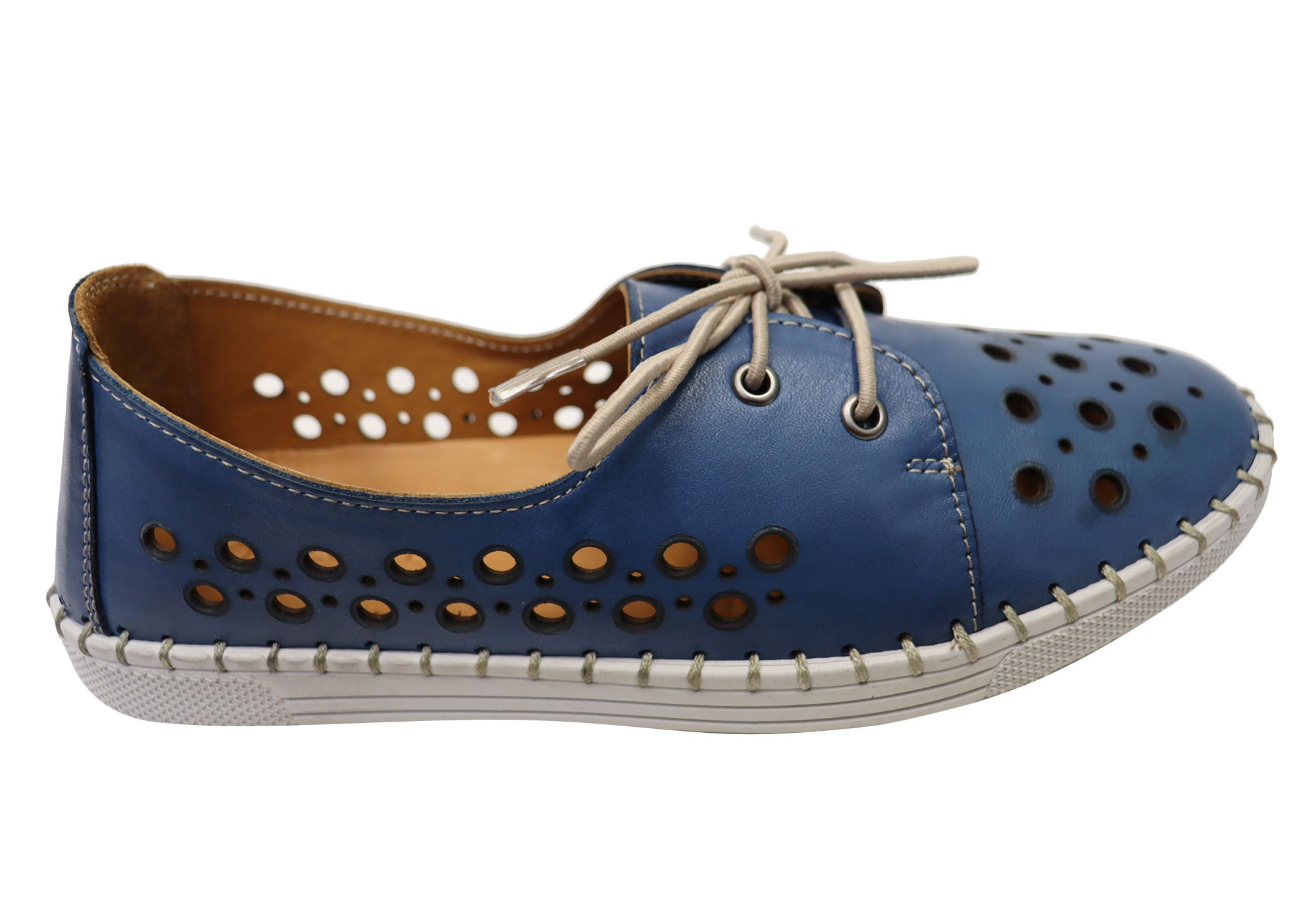 Orizonte Gemma Women's Comfortable Leather Shoes - European Style for Work, Walking & Casual Wear