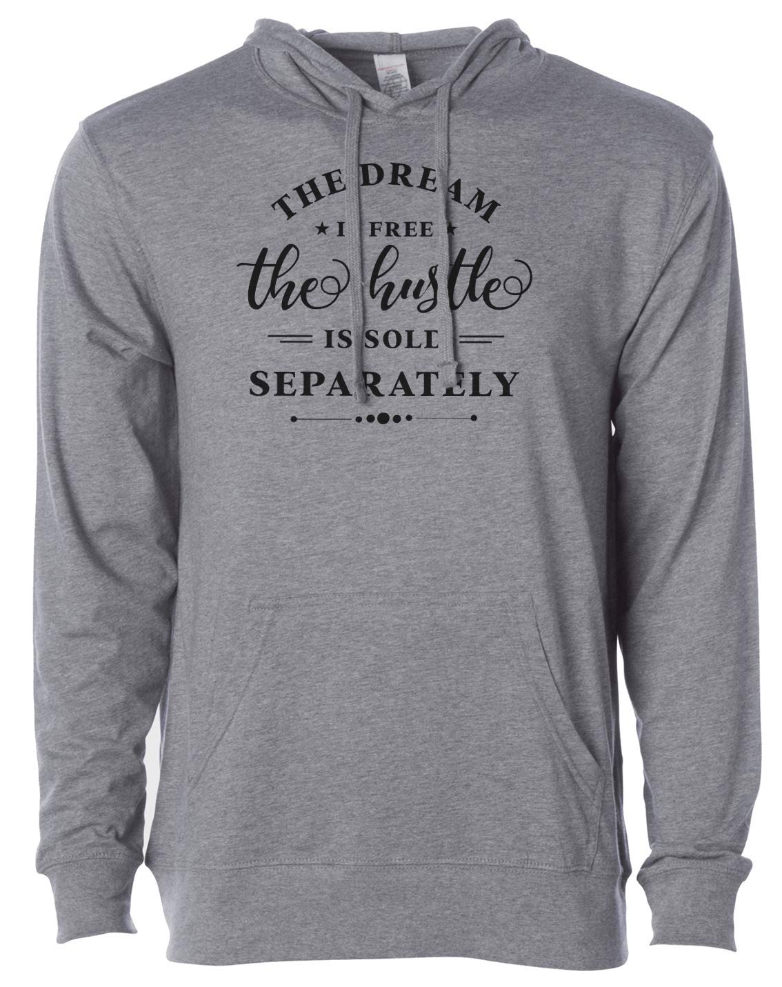 7 ate 9 Apparel Unisex Motivational Hoodie - Dream Hustle Inspirational Sweatshirt for Men & Women | Perfect for Gym, Casual Wear & Street Style