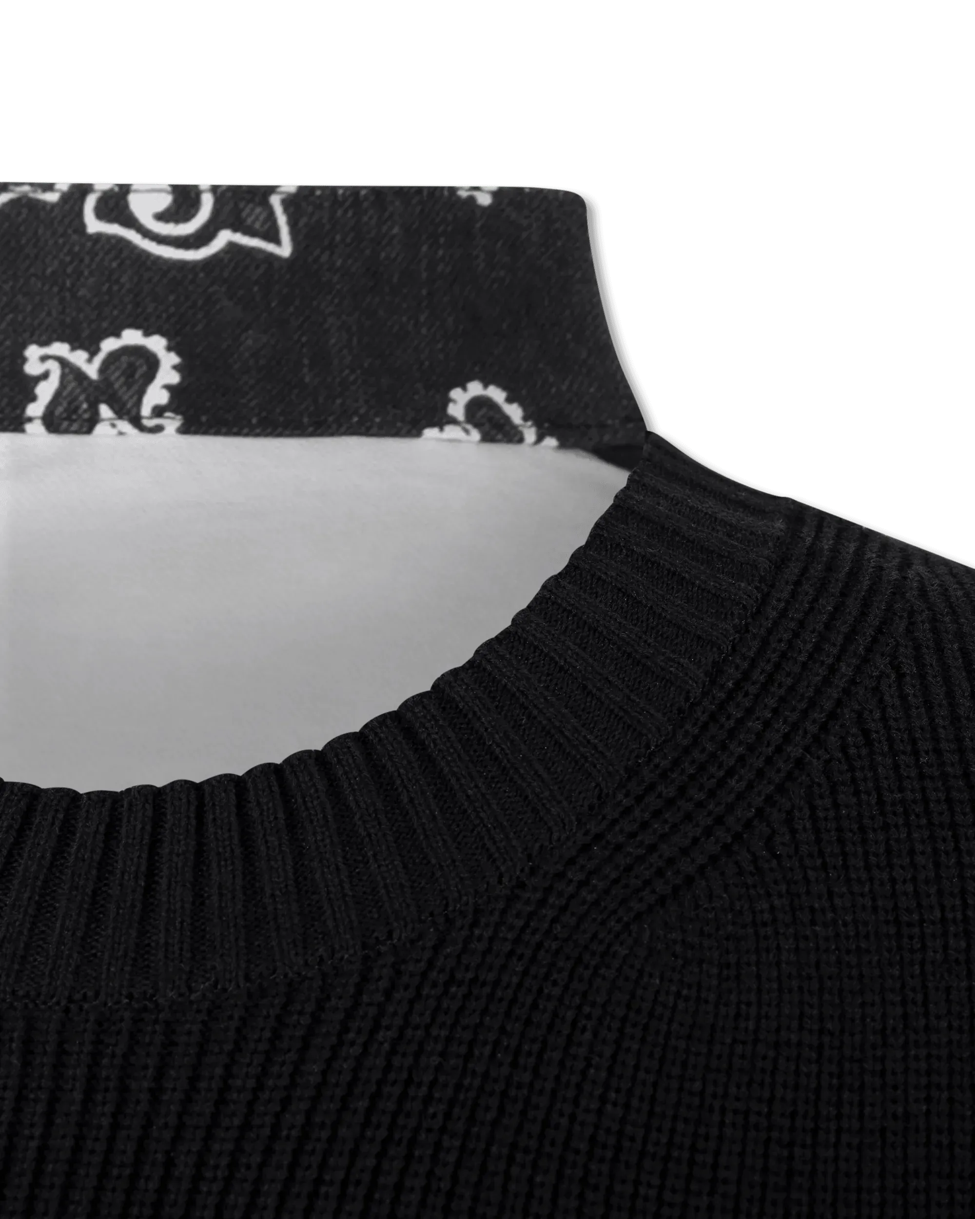 Stylish Bandana Print Sweater for Women & Men | Trendy Floral Pattern Pullover | Perfect for Casual Outfits, Fall Layering & Outdoor Adventures