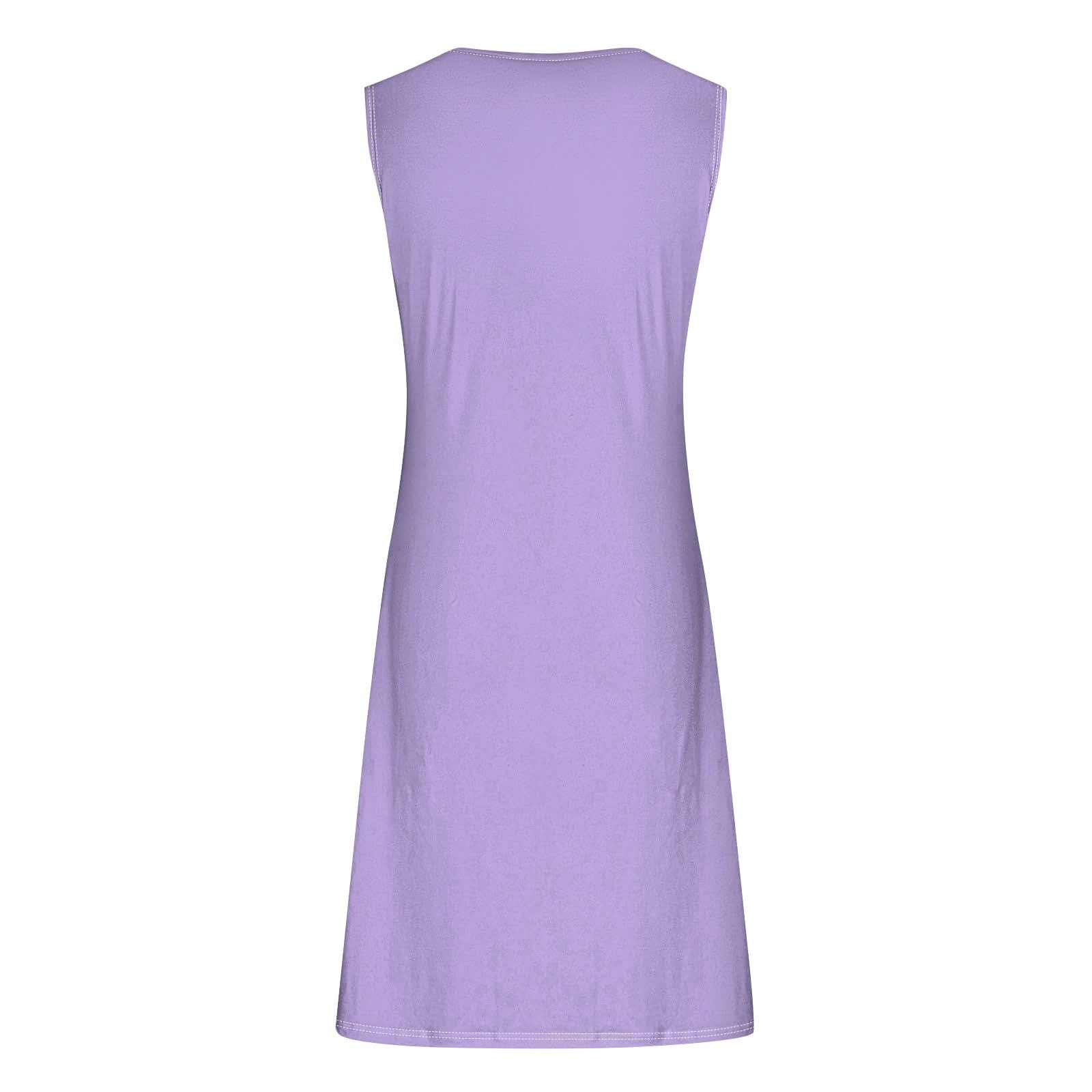 2024 Women's Summer Cocktail Dresses - Elegant Sleeveless Solid Color Casual Dresses for Parties, Weddings & Special Occasions