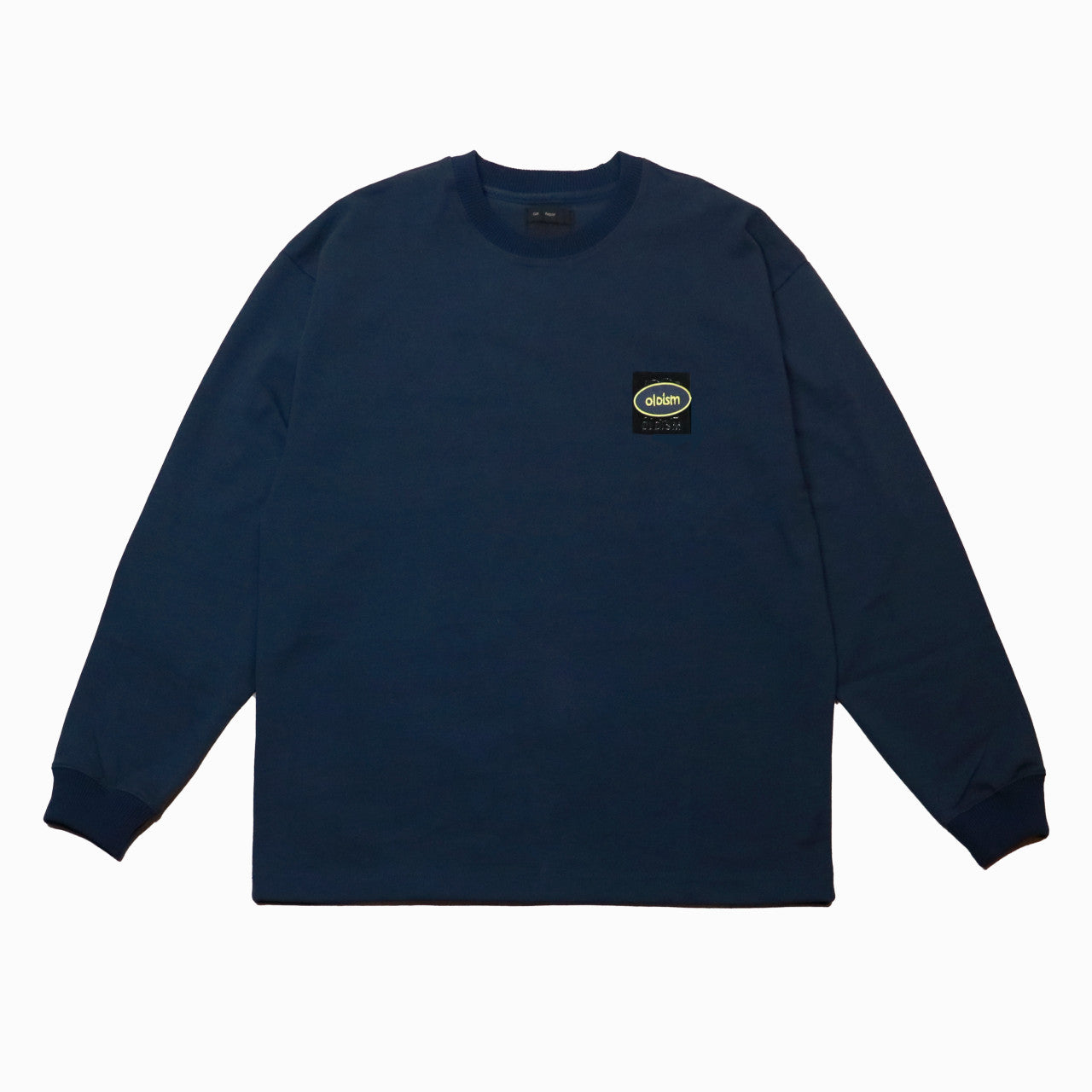 OLDISM Common Ravens Long Sleeve Tee - Navy Blue Graphic T-Shirt for Men | Vintage Streetwear & Urban Fashion | Perfect for Casual Outfits, Concerts, and Everyday Wear