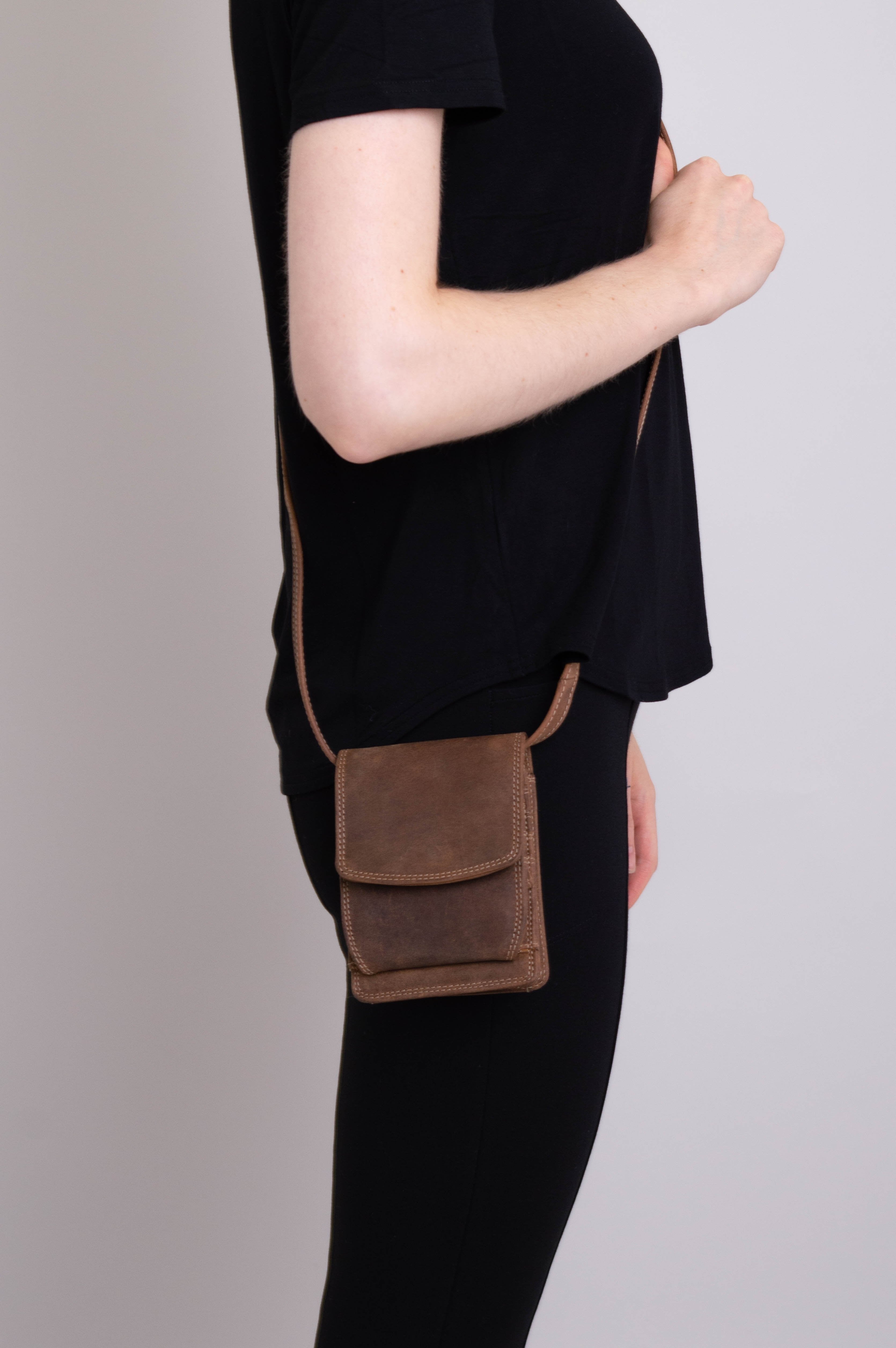 Premium Buffalo Leather Organizer by Adrian Klis 2317 - Perfect for Office, Travel & Daily Essentials Storage