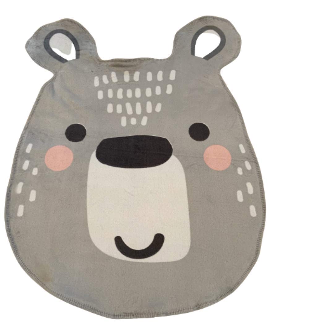 Soft and Cuddly Bear Plush Baby Play Mat - Non-Slip Nursery Floor Mat for Crawling, Tummy Time, and Playroom Decor - Perfect for Infants and Toddlers