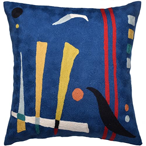 Blue Pillow Cover Elements