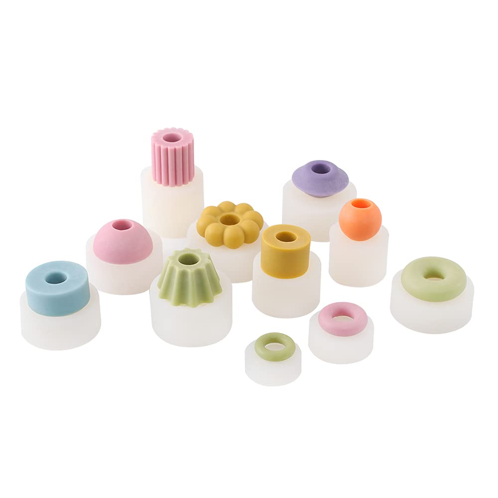 Premium Silicone Stackable Candle Molds Set - DIY Aromatherapy Candle Making Kit for Home Decor, Wedding Centerpieces & Spa Relaxation Gifts