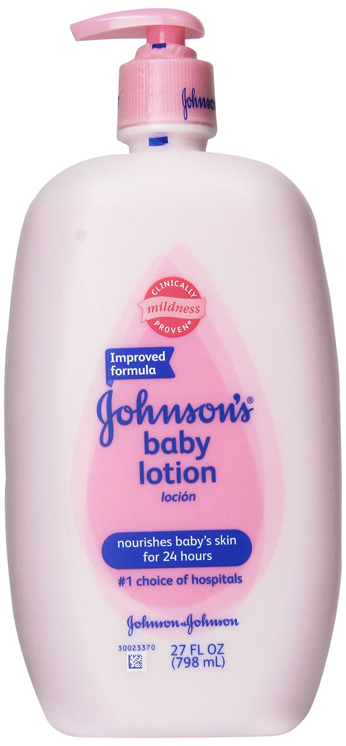 Johnson's Baby Lotion 27oz (2-Pack) for Gentle Skin Care